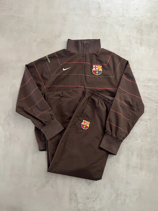 MOCHA FC BARCELONA NIKE TRACKSUIT - 2000S - S
