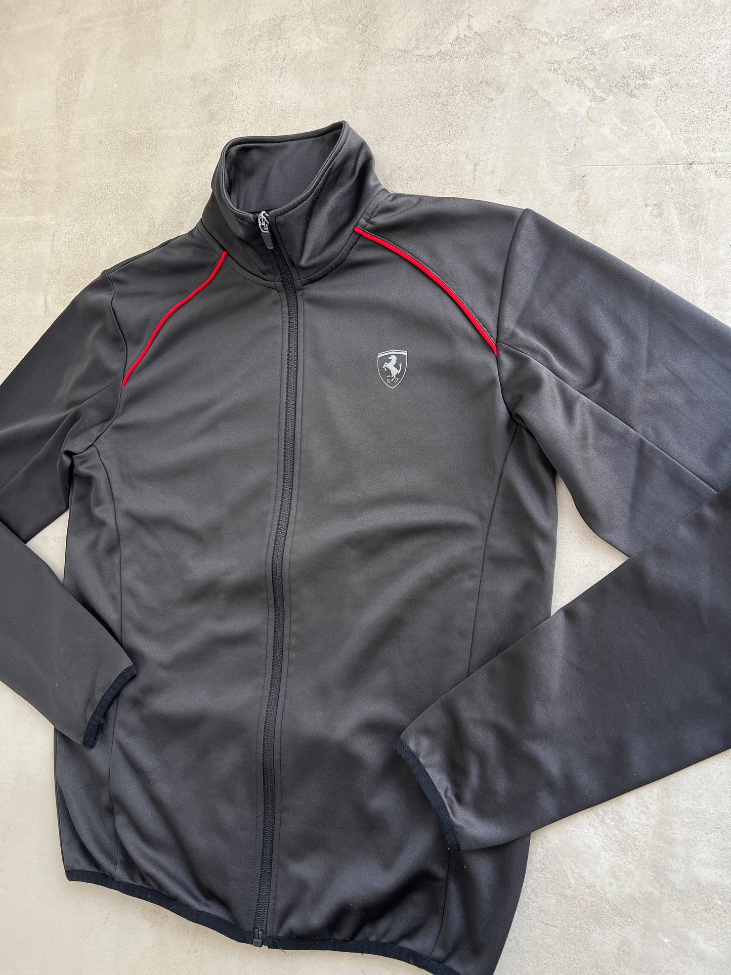 BLACK/RED FERRARI JACKET - 2000S - S