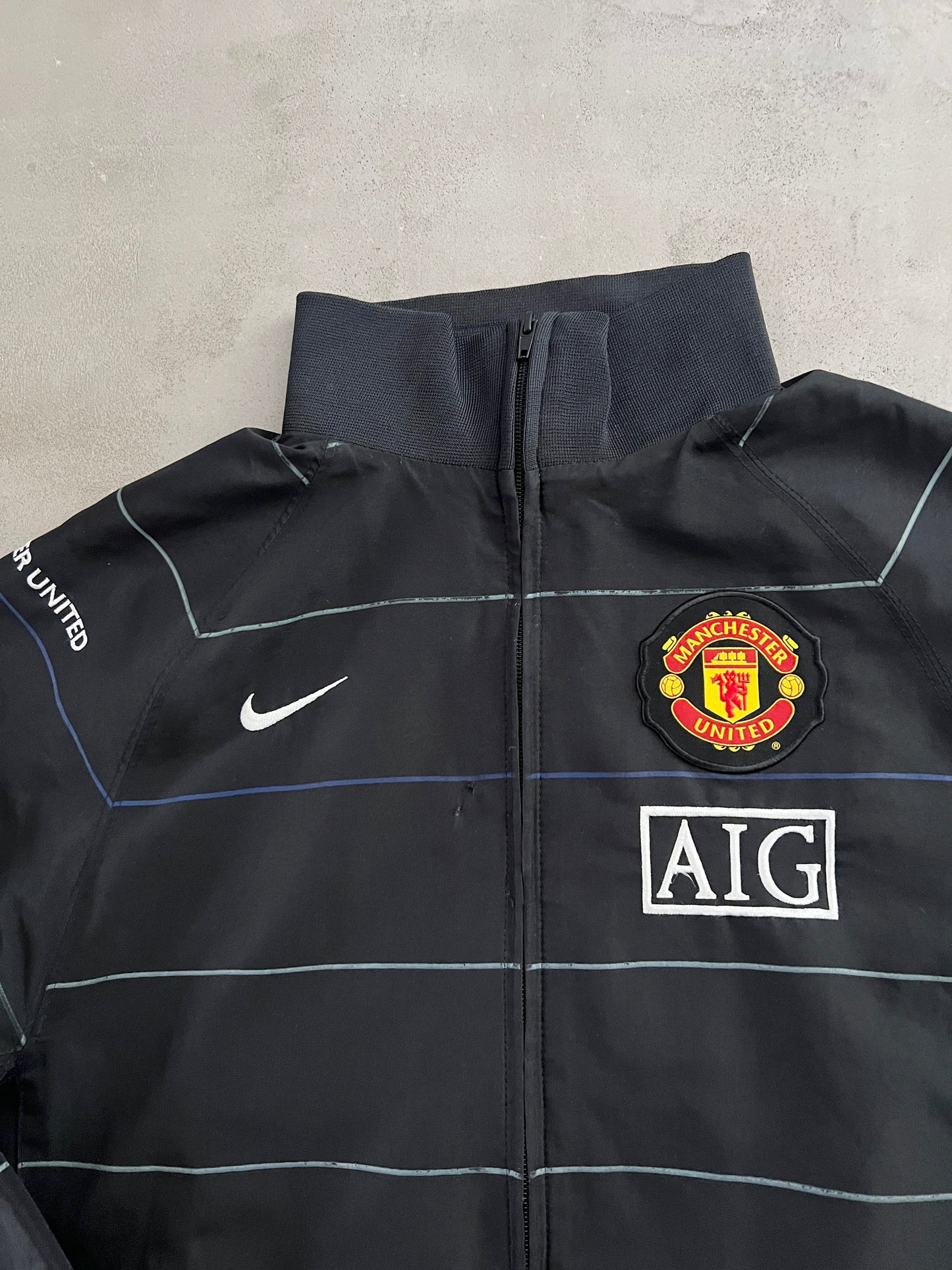 BLACK MANCHESTER UNITED JACKET - 2000S - M