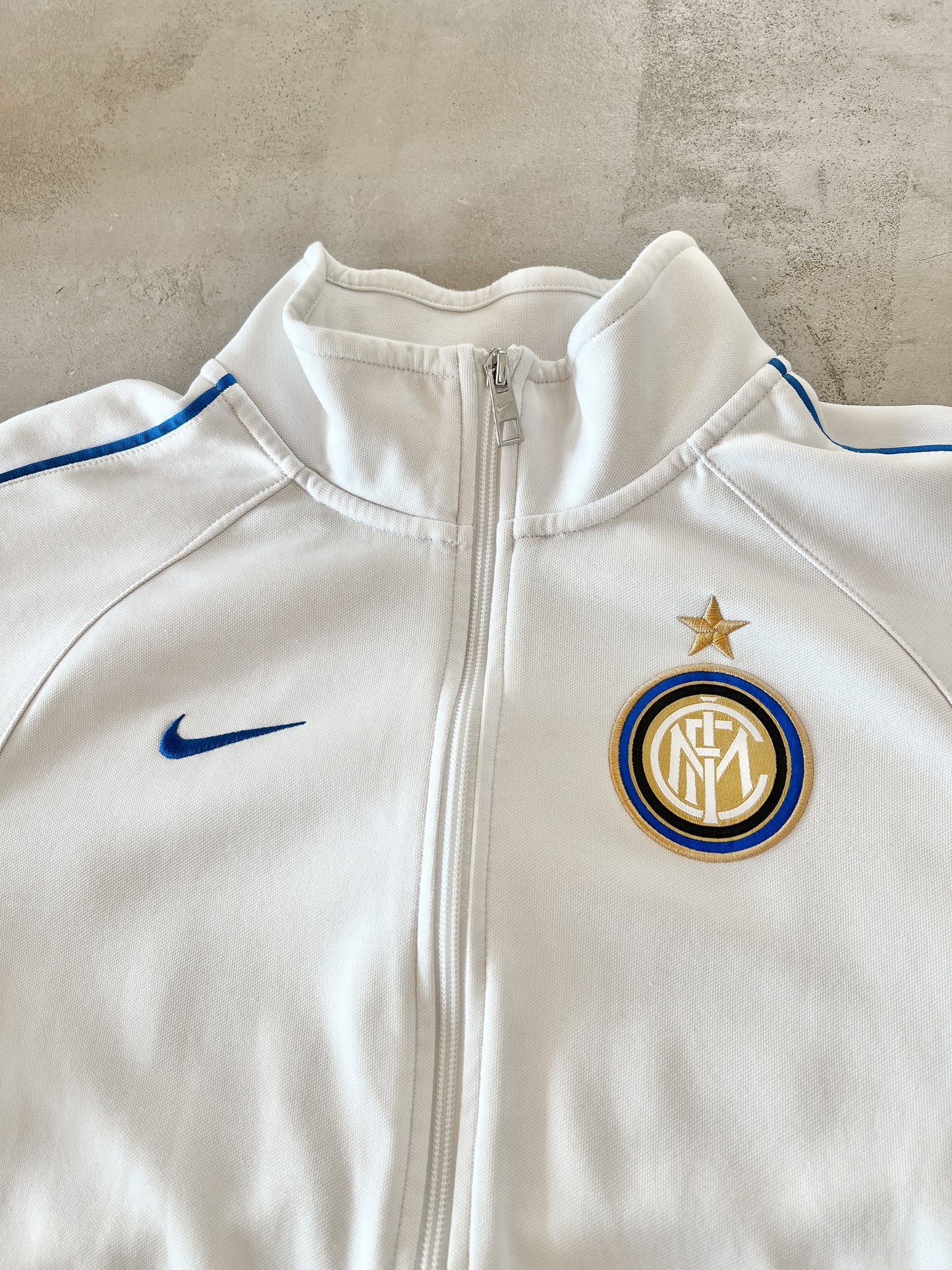 WHITE INTER MILAN NIKE TRACK JACKET - 2000S - S/M