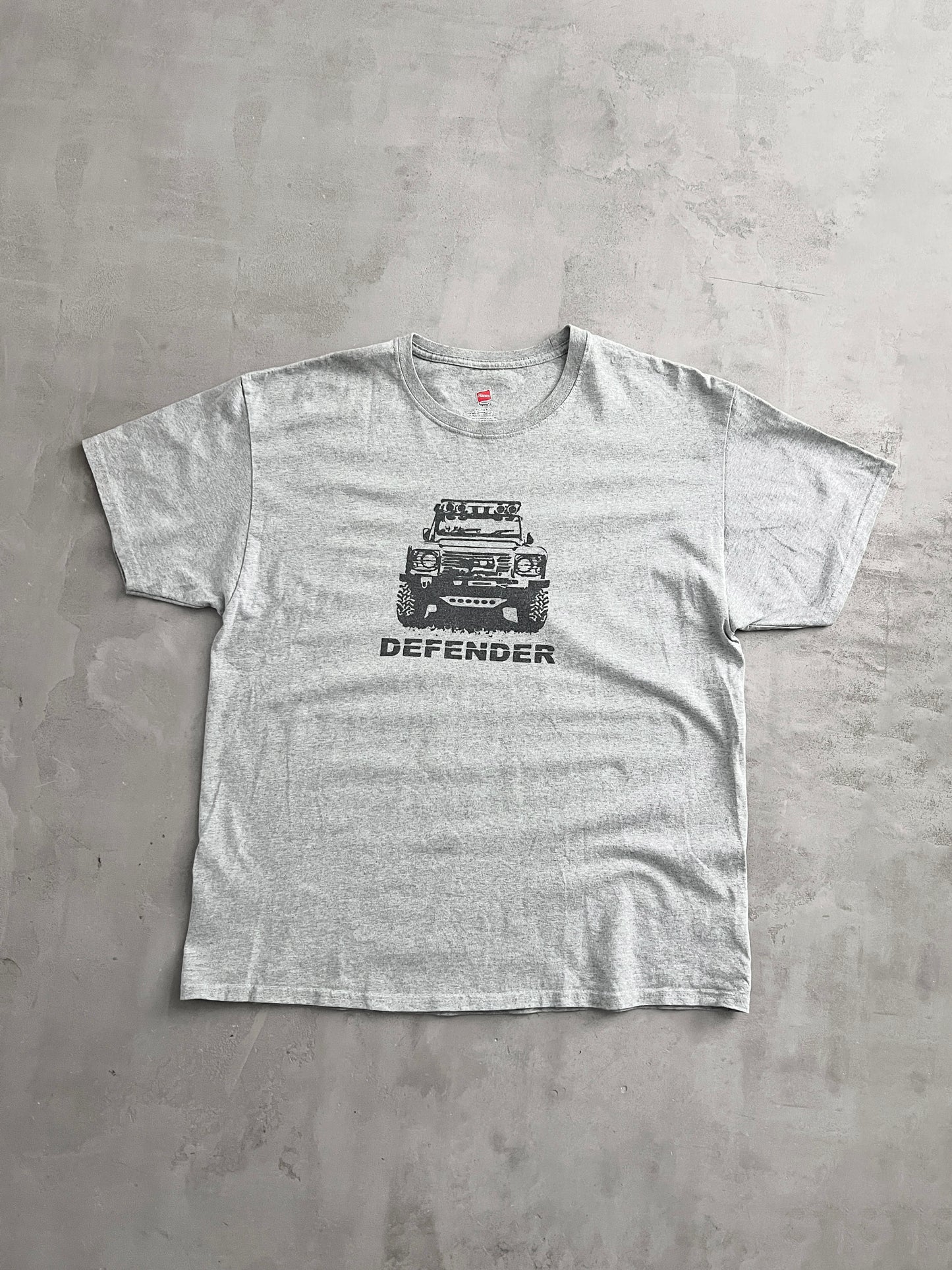 GREY LAND ROVER DEFENDER TEE - 2000S - XL