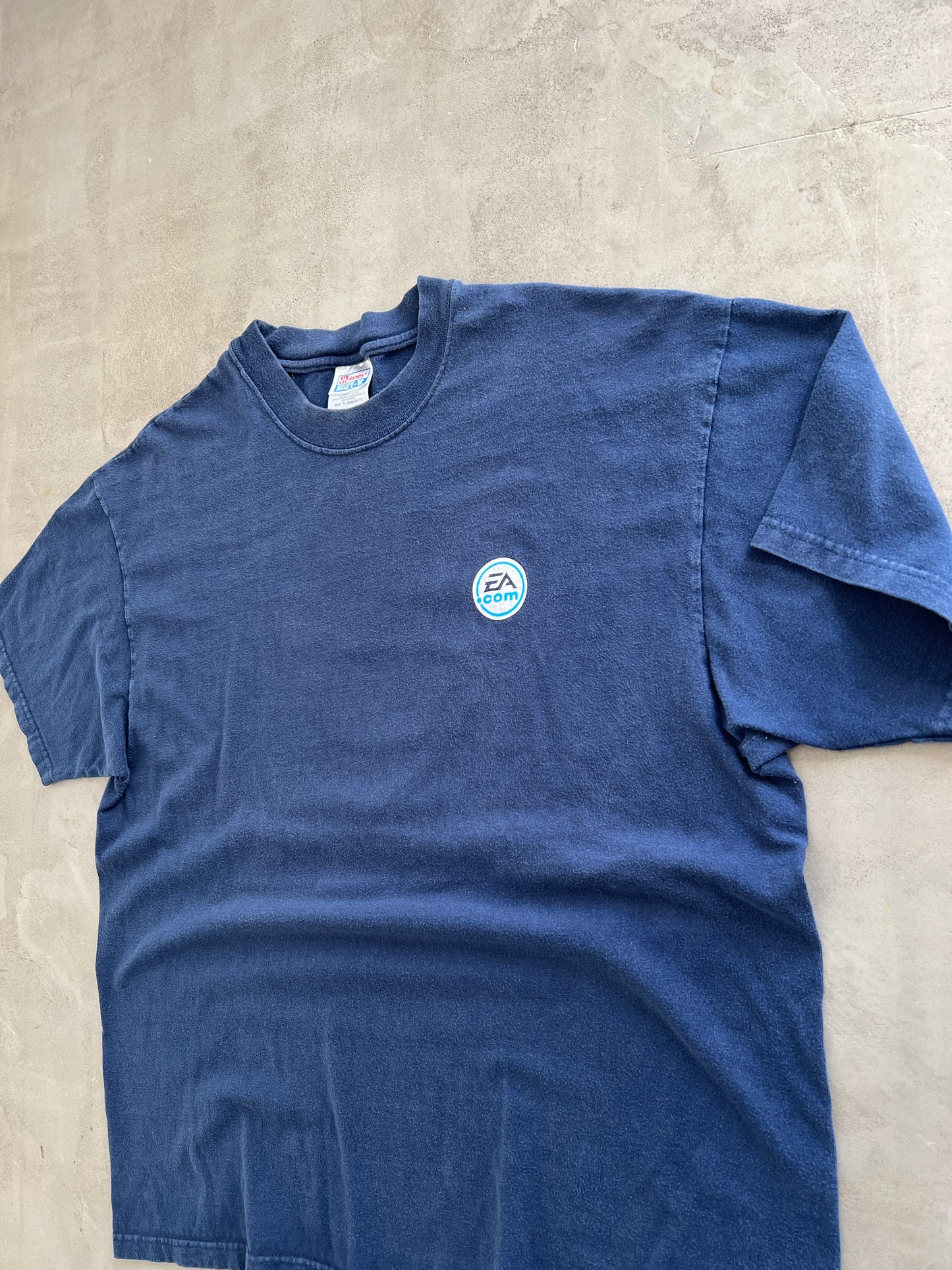 NAVY EA SPORTS PROMO TEE - 1990S - L