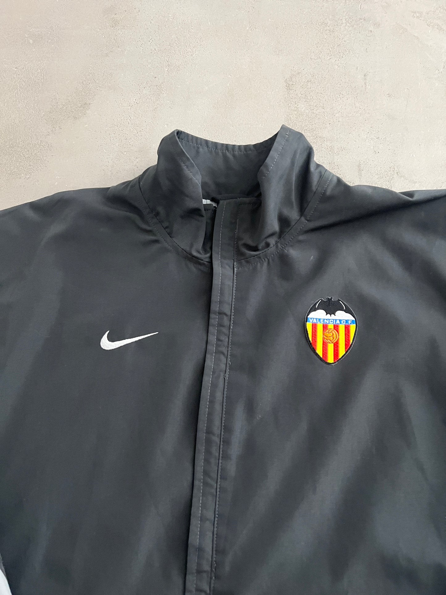 GREY VALENCIA NIKE TRACK JACKET - 2000S - S/M