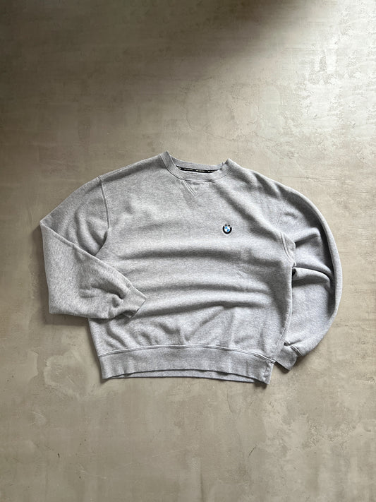 GREY BMW SWEATER - 1990S - S