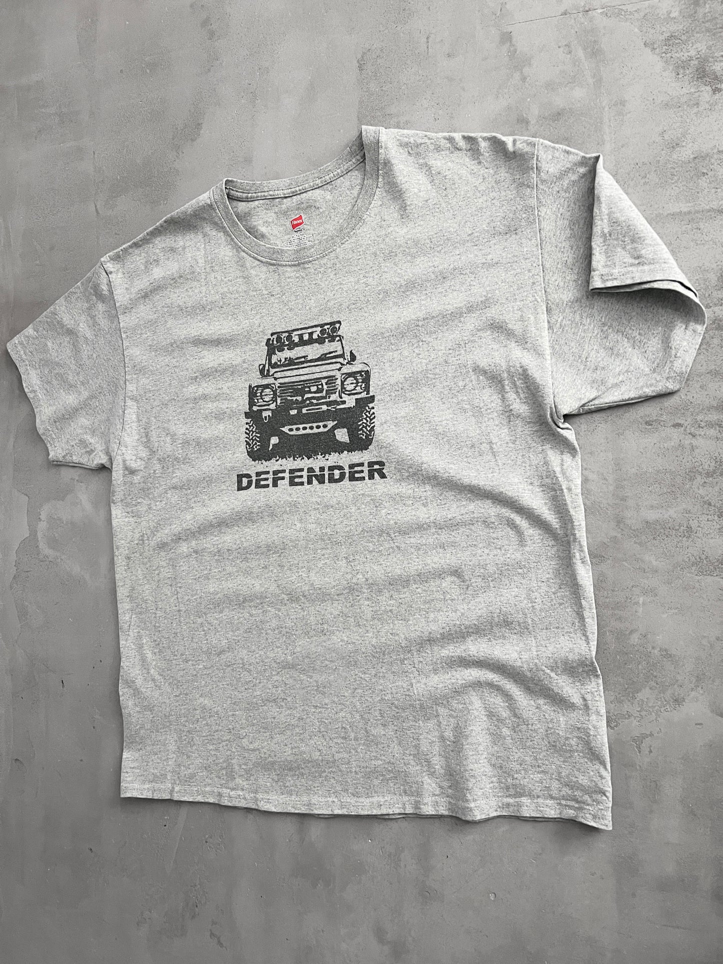 GREY LAND ROVER DEFENDER TEE - 2000S - XL