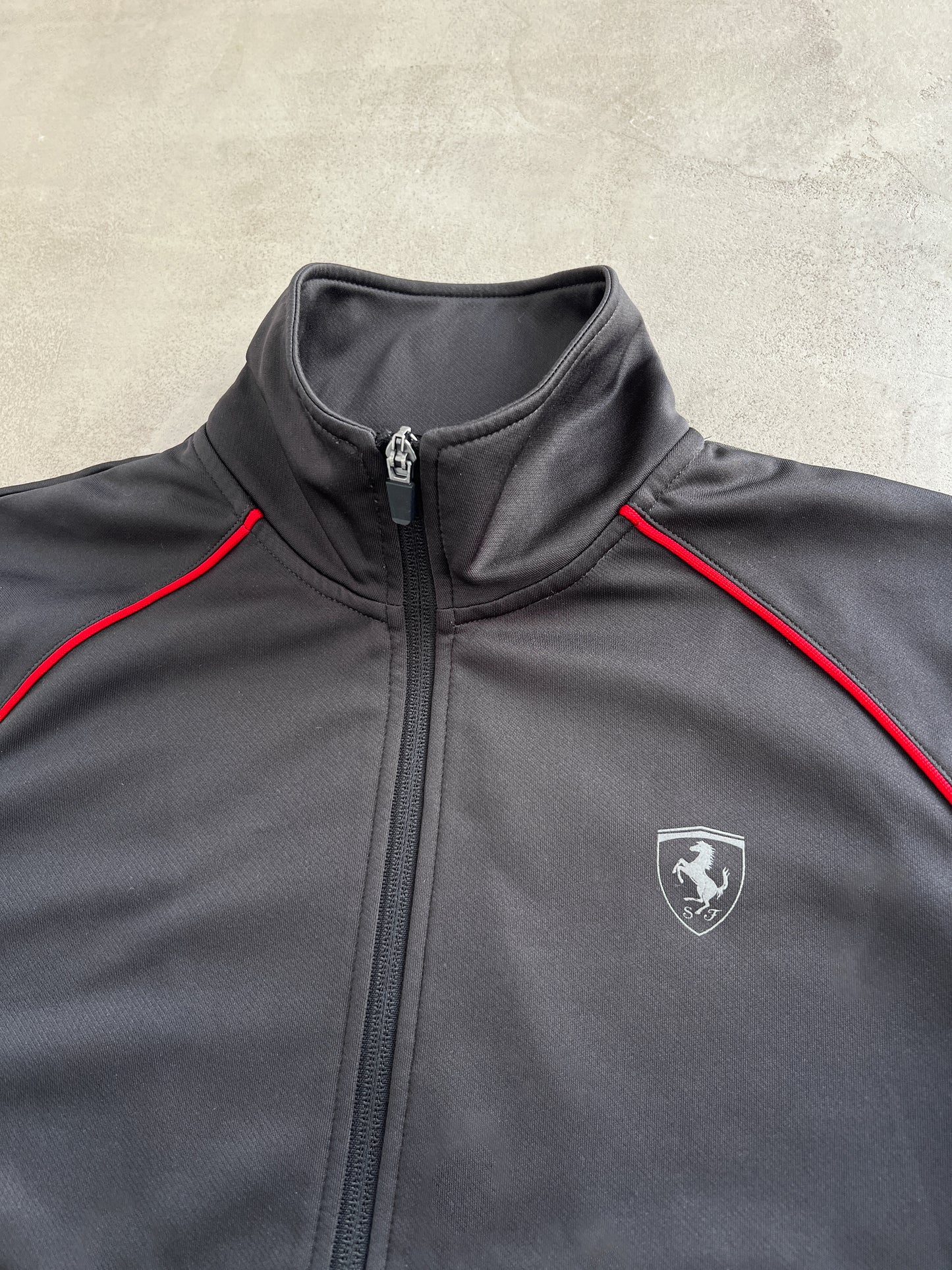 BLACK/RED FERRARI JACKET - 2000S - S
