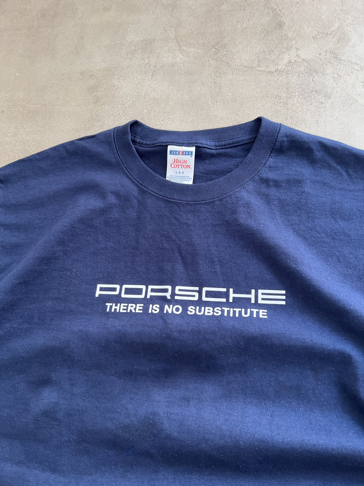 NAVY PORSCHE TEE - 2000S - XL