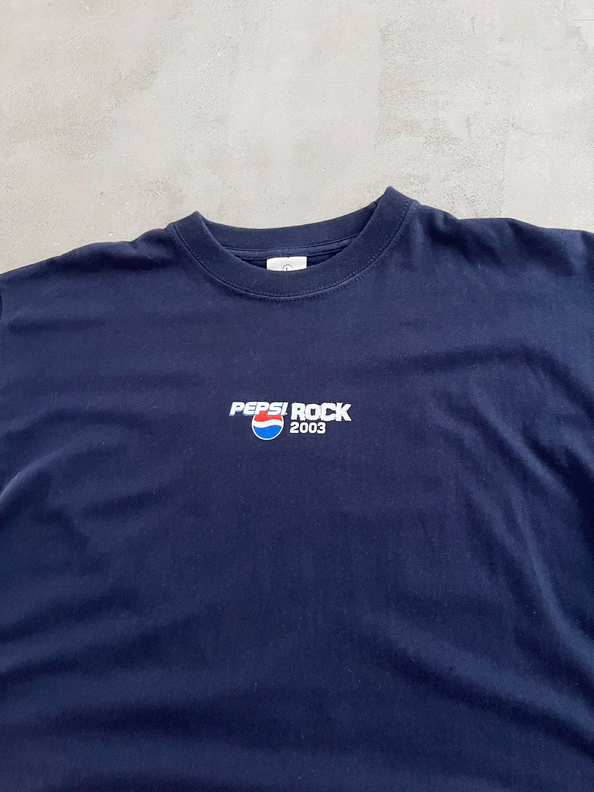 NAVY PEPSI ROCK FESTIVAL TEE - 2003 - L