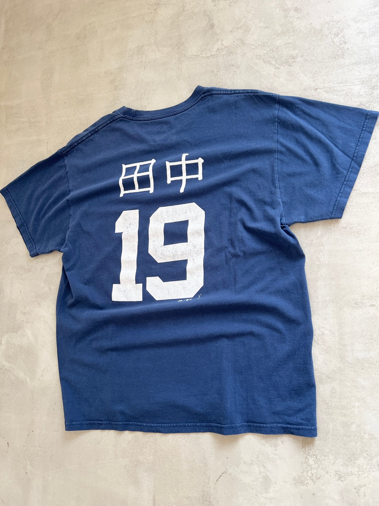 NAVY YANKEES JAPAN TEE - 2000S - L