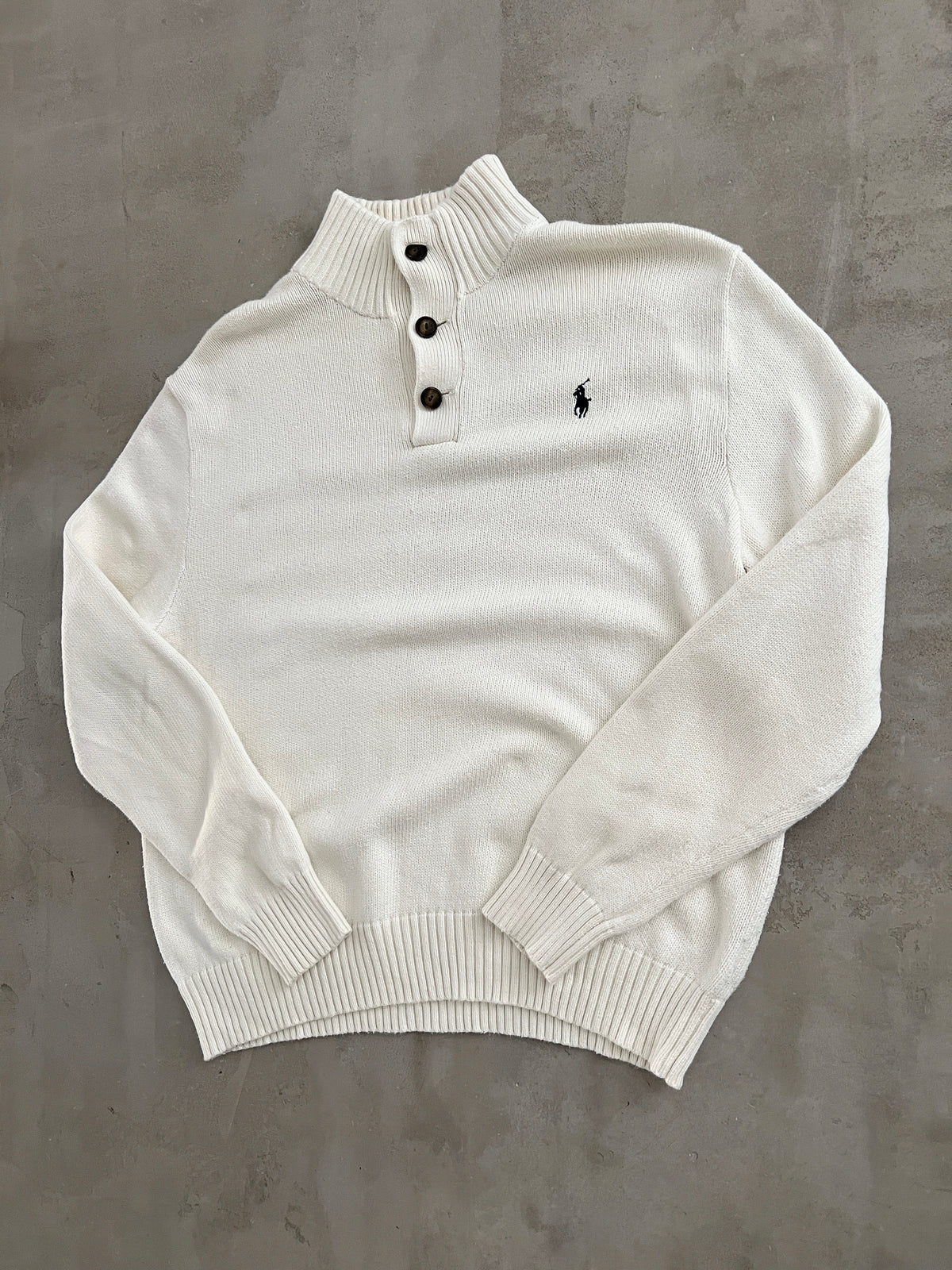 CREME RALPH LAUREN KNIT - 2000S - M