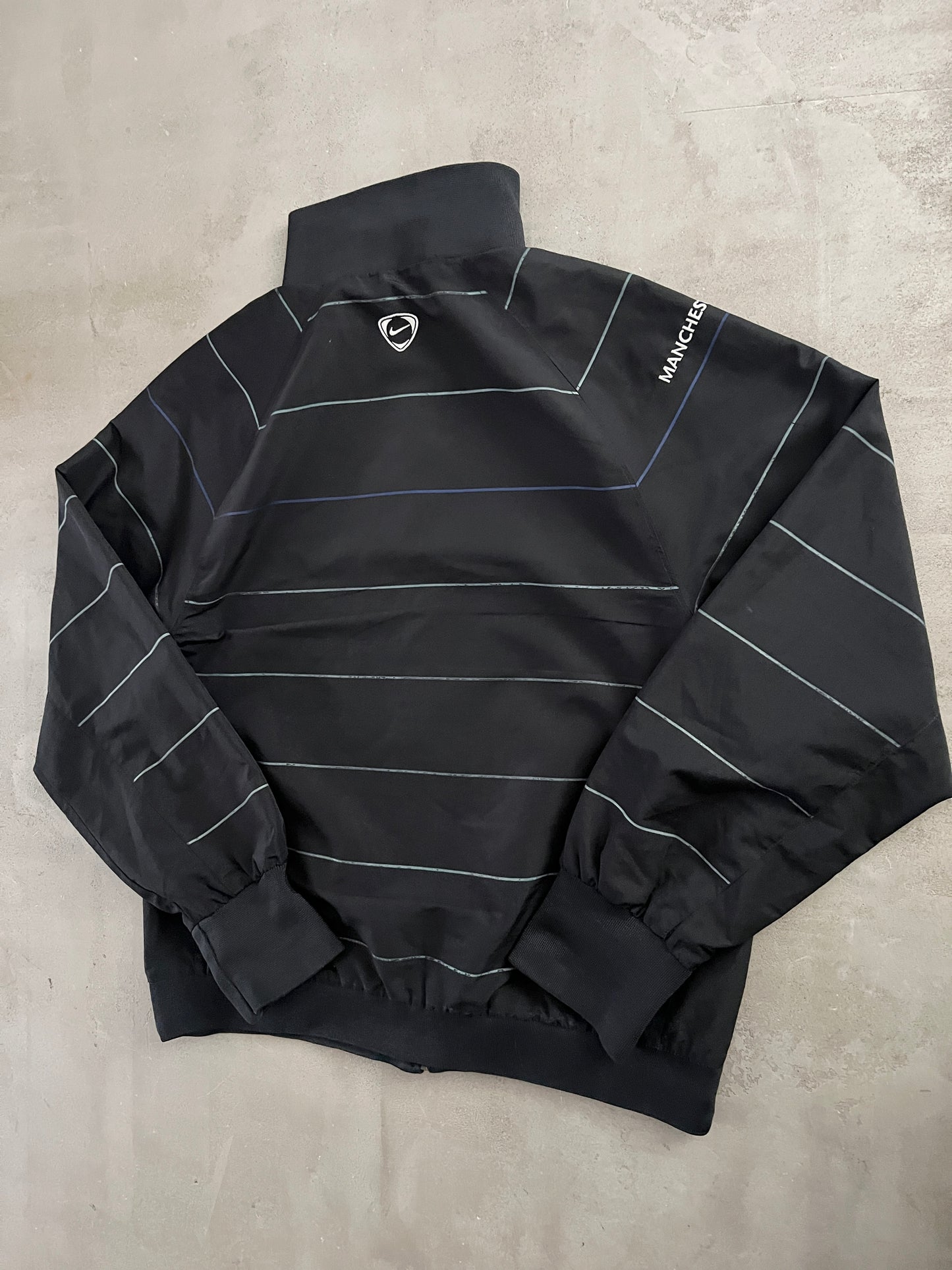 BLACK MANCHESTER UNITED JACKET - 2000S - M
