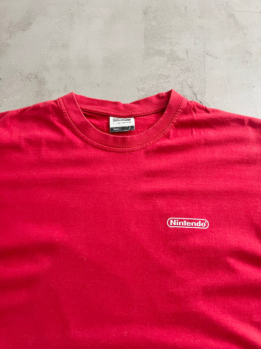 RED NINTENDO TEE - 2000S - M