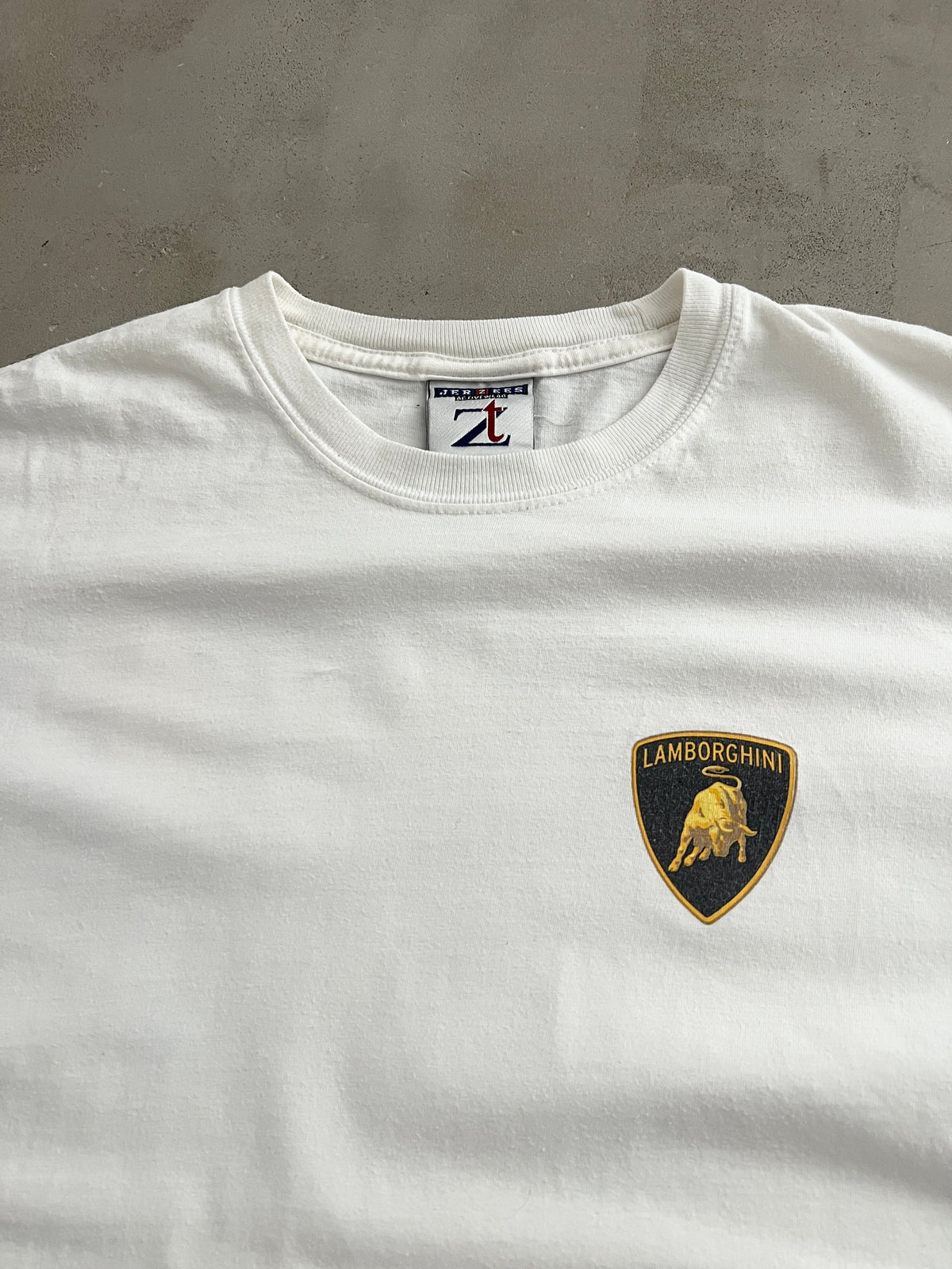 WHITE LAMBORGHINI DIABLO TEE - 2000S - M/L