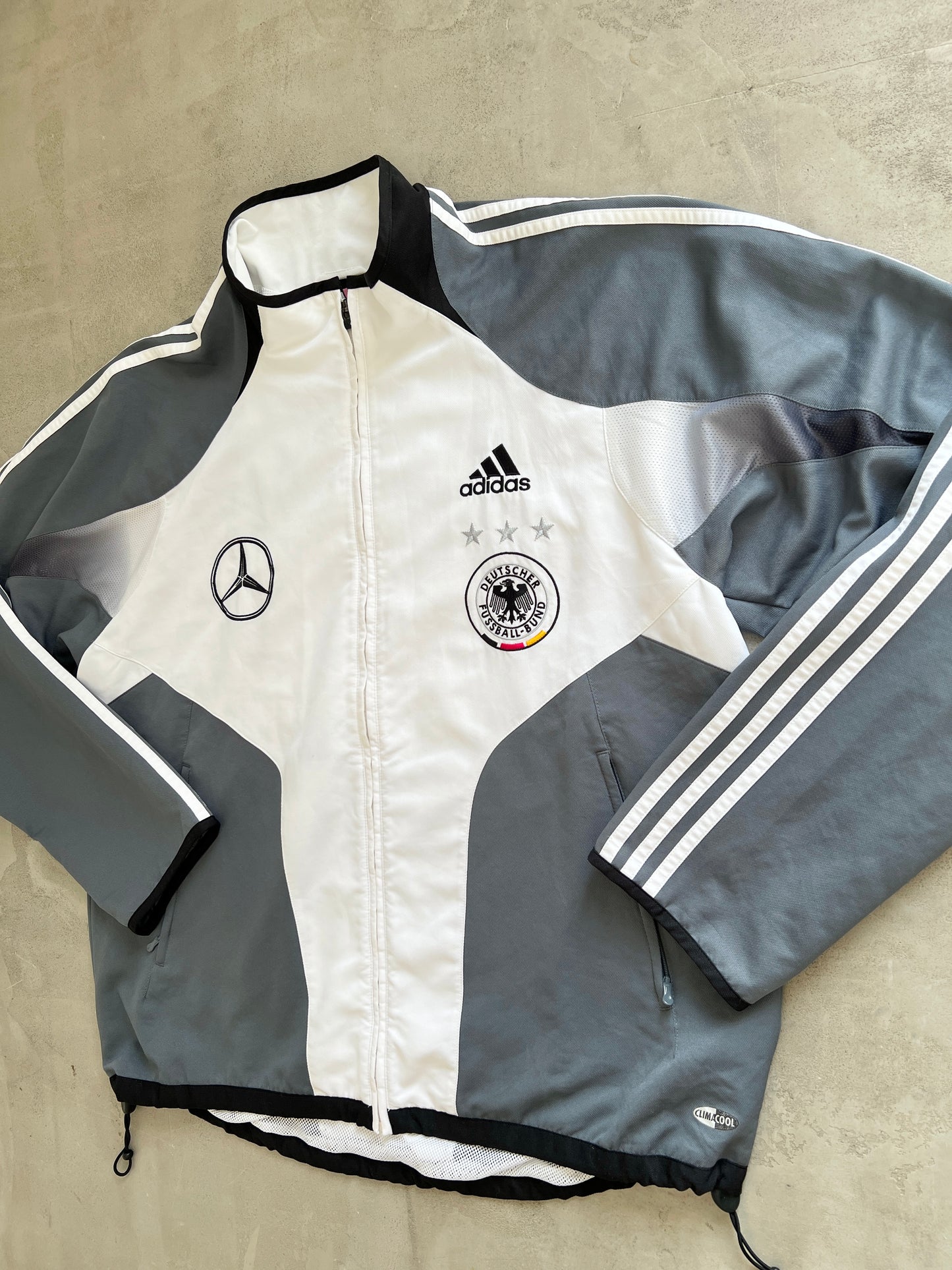 WHITE GERMANY X MERCEDES BENZ TRACK JACKET - 2000S - XL