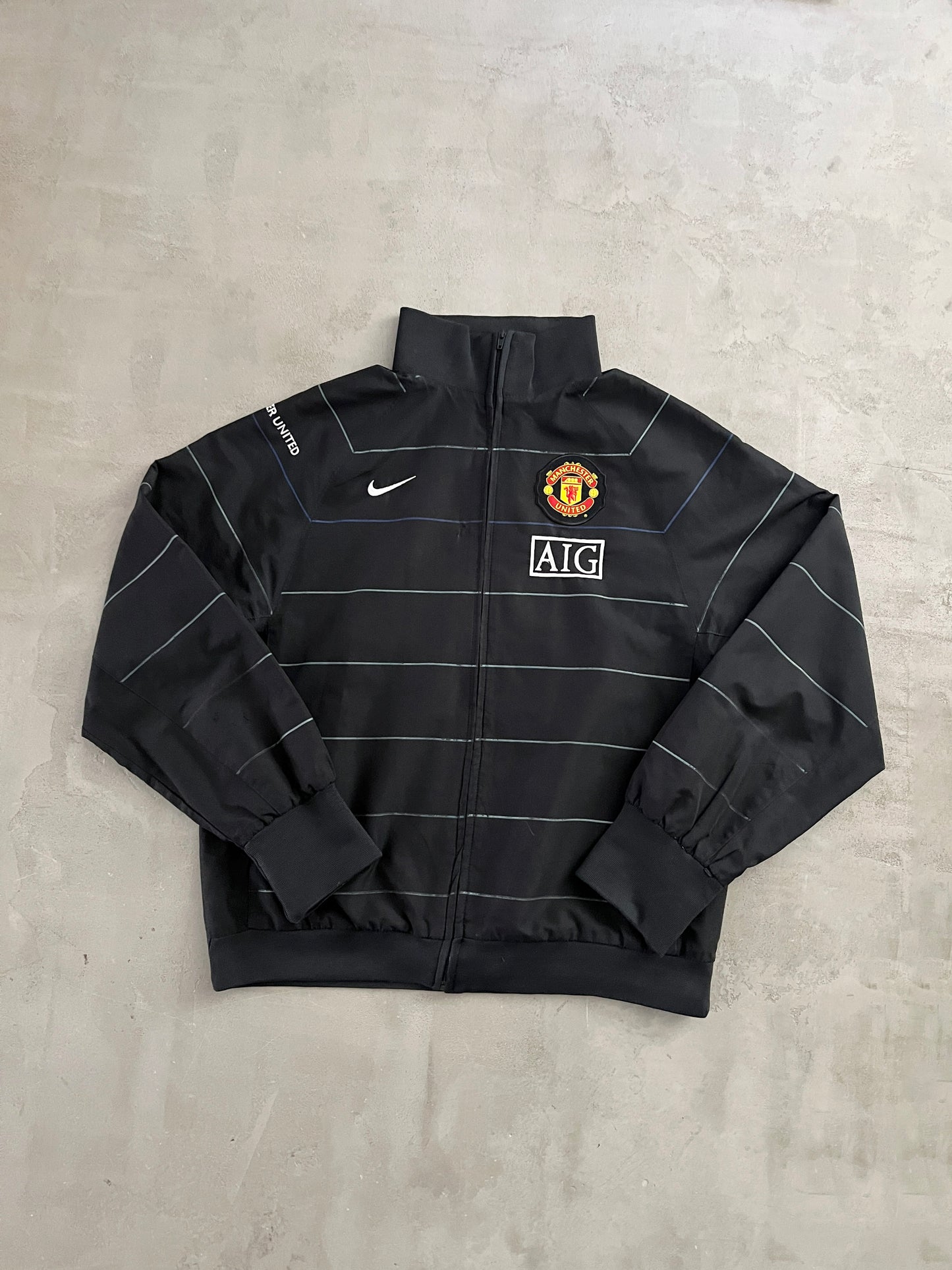 BLACK MANCHESTER UNITED JACKET - 2000S - M