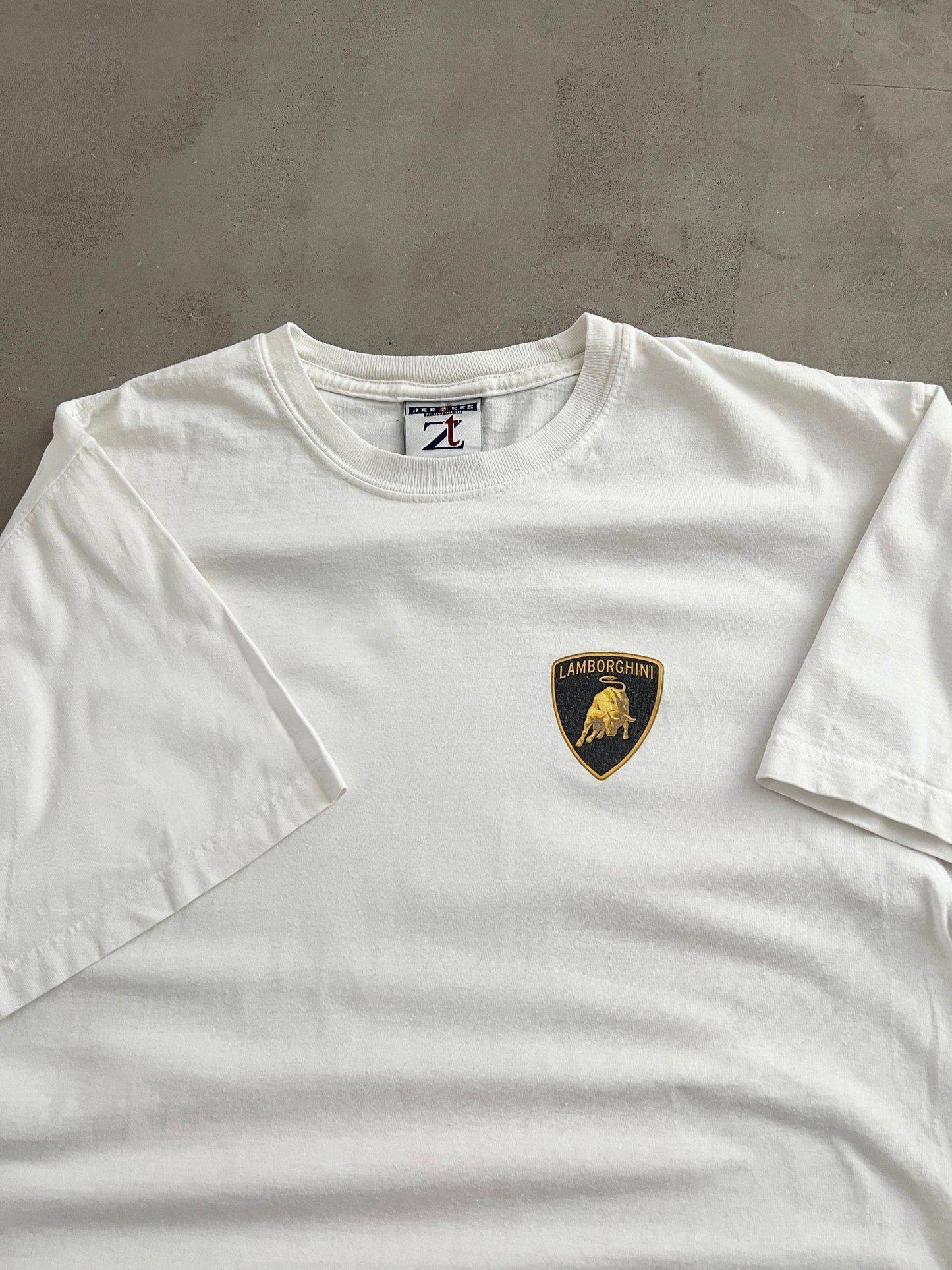 WHITE LAMBORGHINI DIABLO TEE - 2000S - M/L