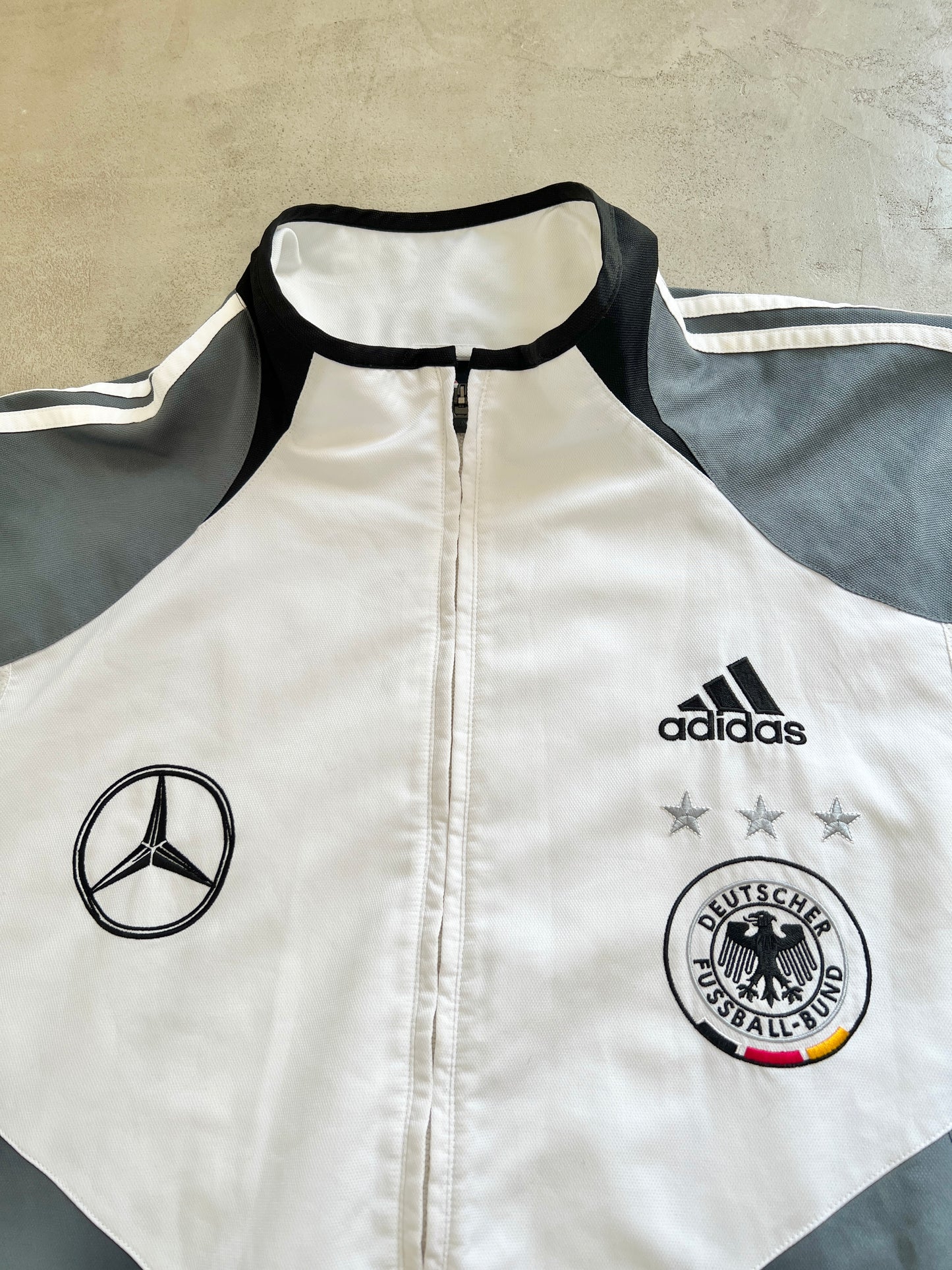 WHITE GERMANY X MERCEDES BENZ TRACK JACKET - 2000S - XL