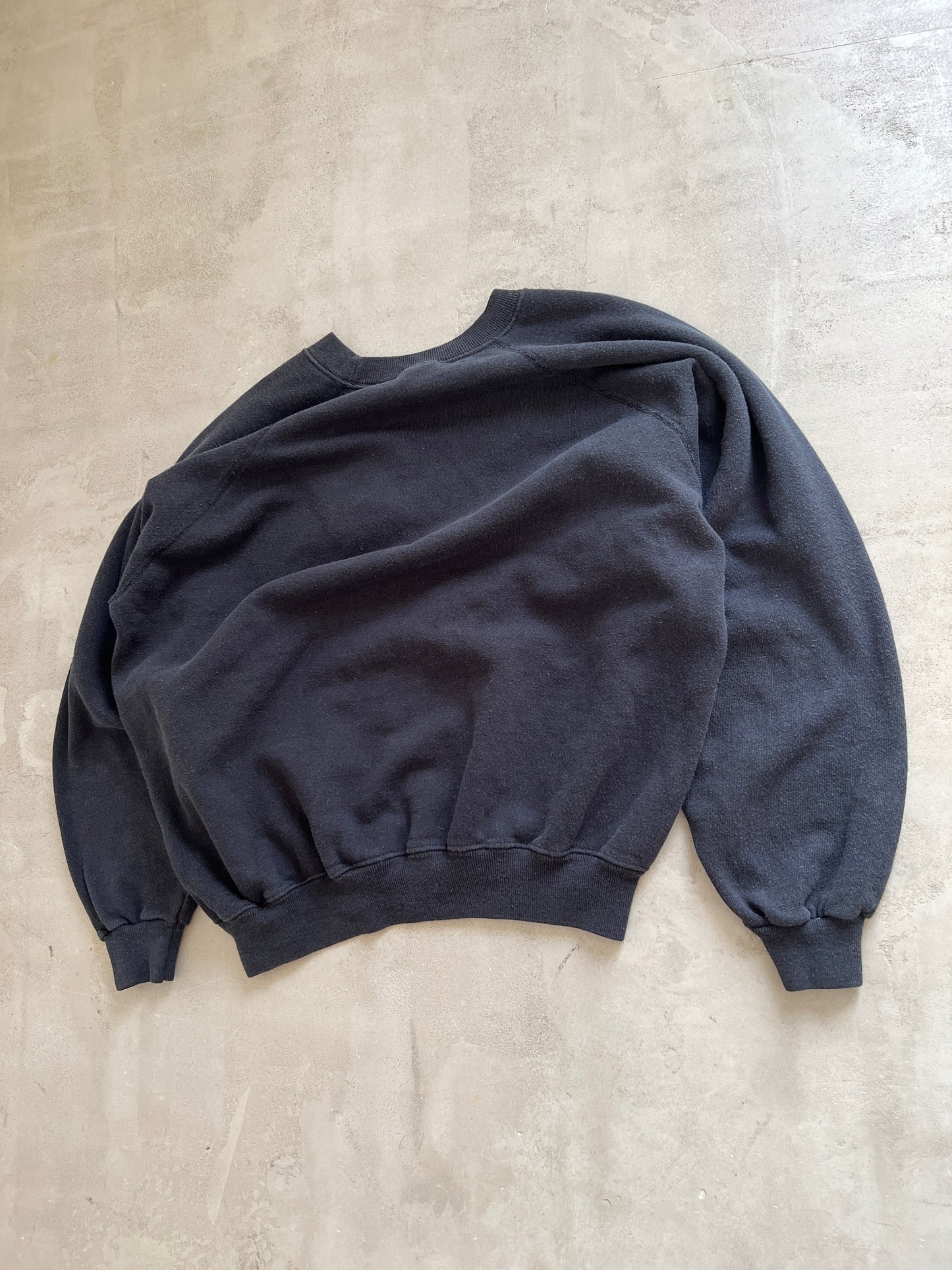 BLACK PORSCHE SWEATER - 1990S - S