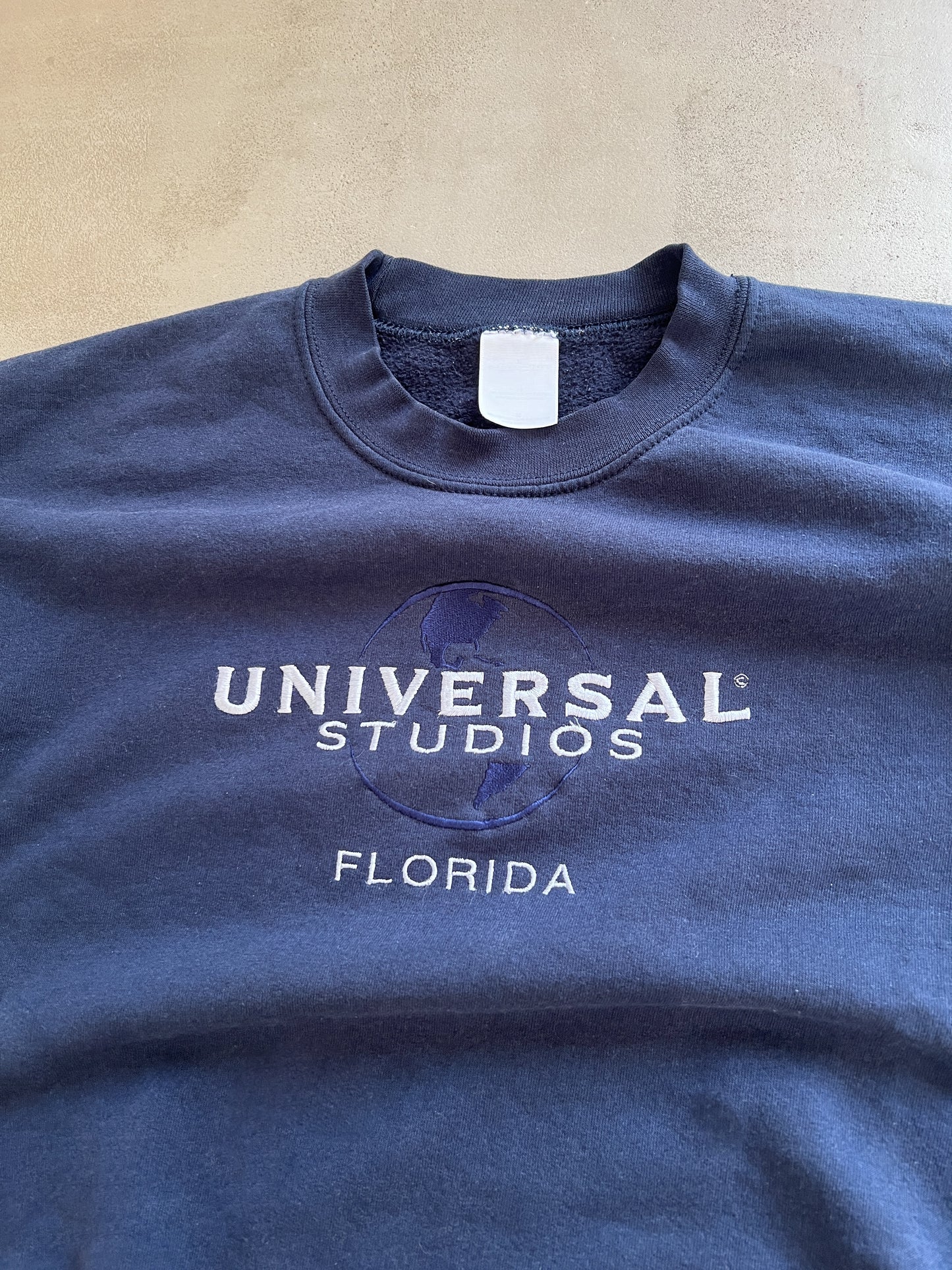 NAVY UNIVERSAL SWEATER - 1990S - M