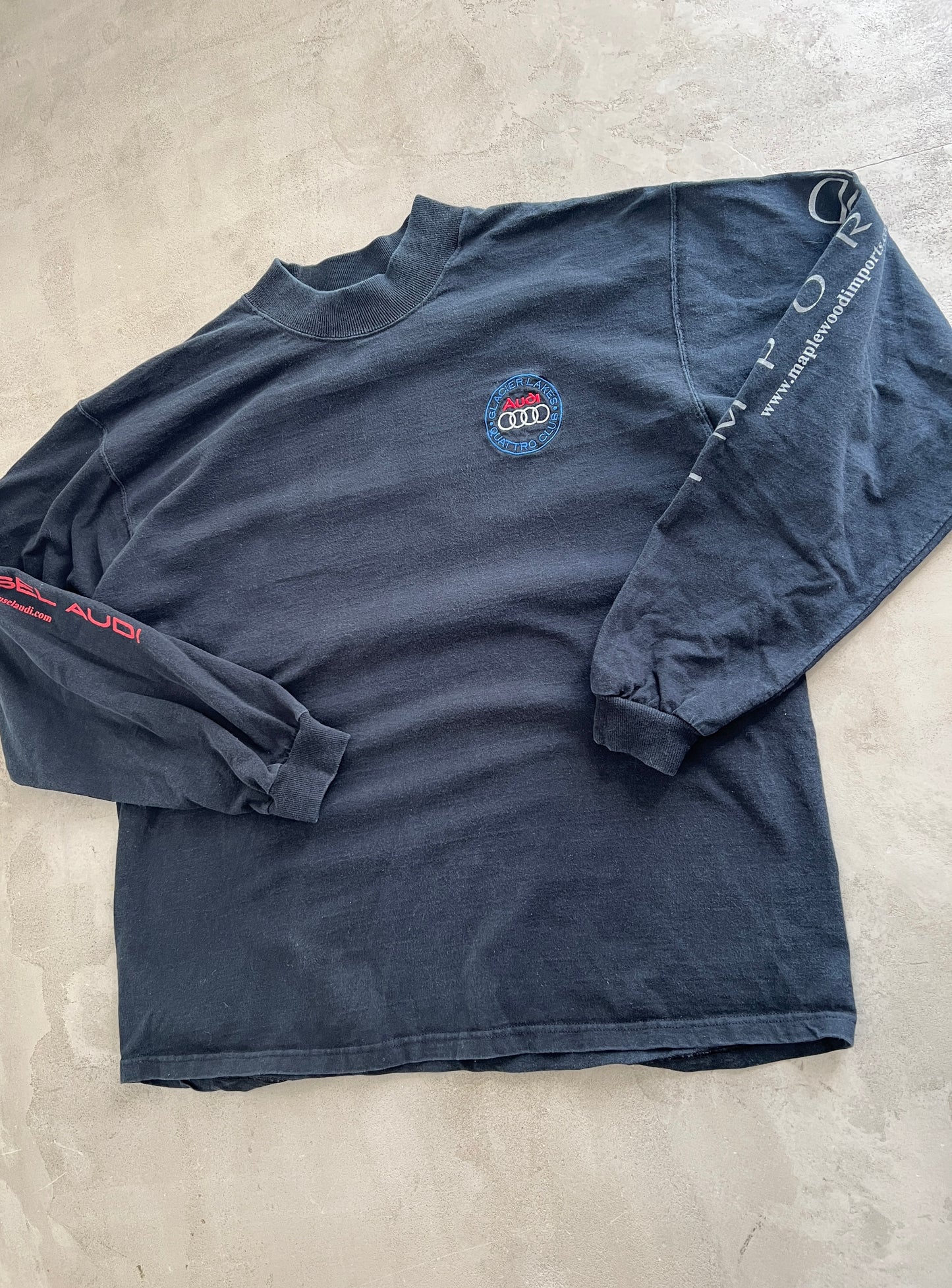 FADED BLACK AUDI PROMO LONGSLEEVE - 2000S - L