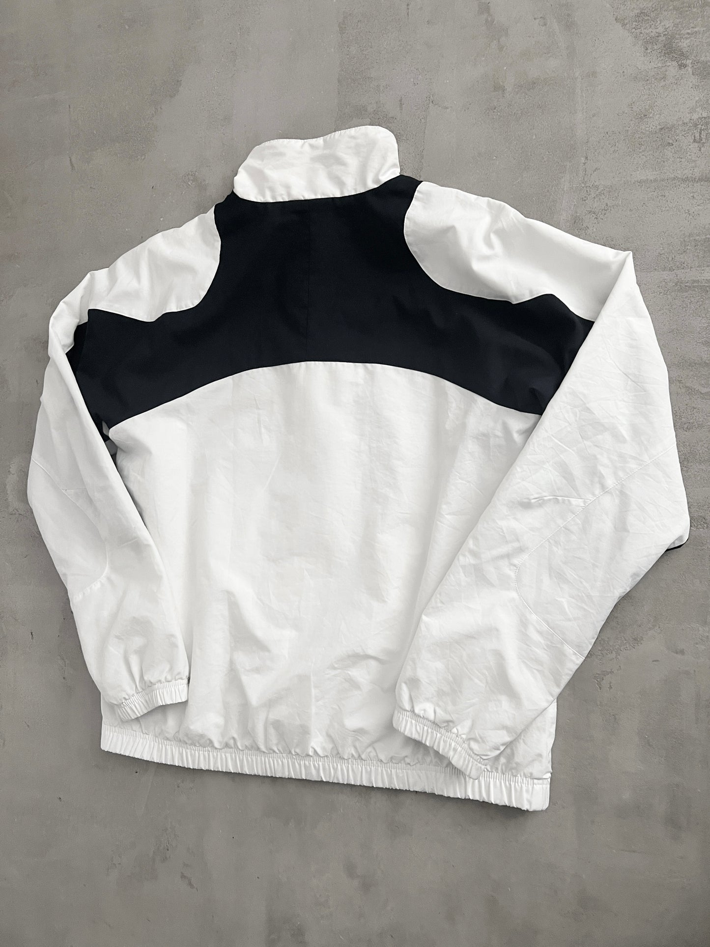 WHITE NIKE TRACK JACKET - 2000S - M
