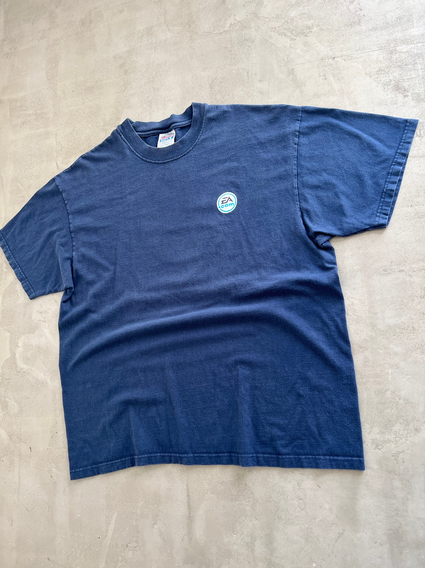 NAVY EA SPORTS PROMO TEE - 1990S - L