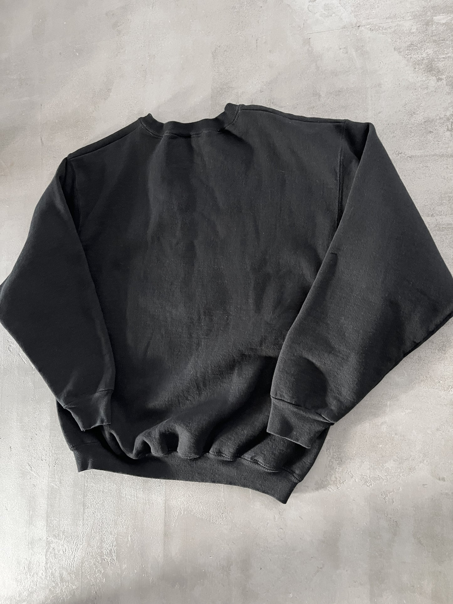 BLACK PORSCHE SWEATER - 1990S - M