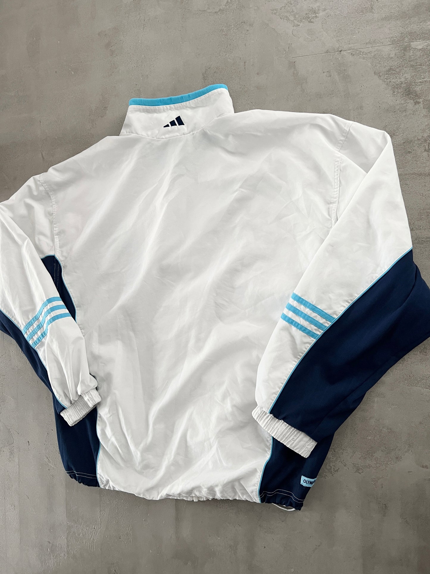 WHITE/BABY BLUE MARSEILLE JACKET - 2000S - L