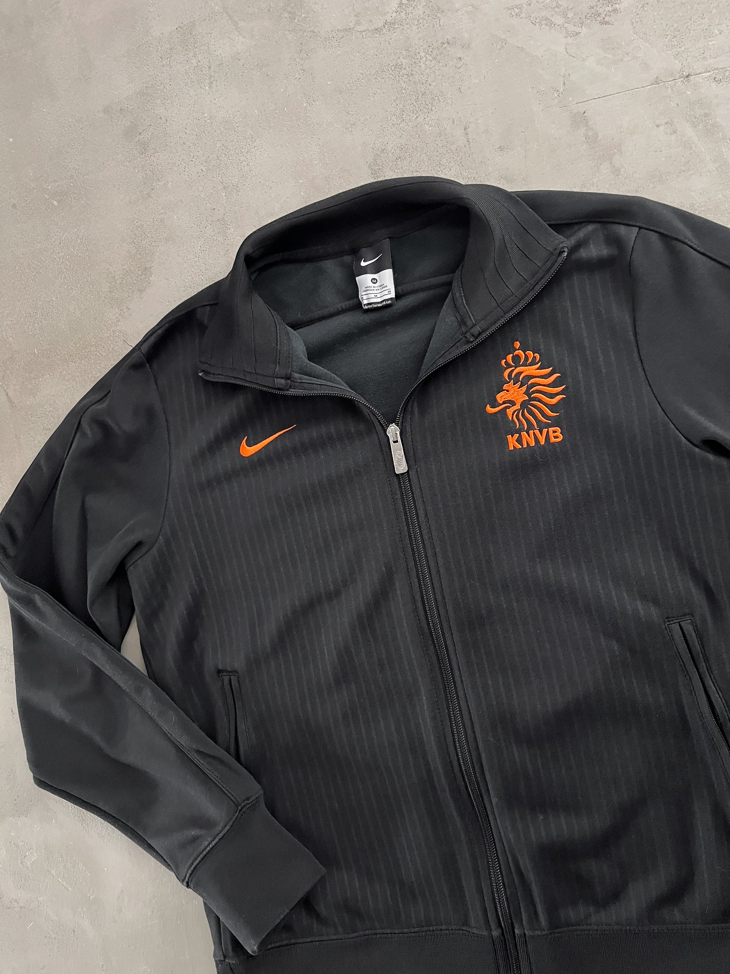 BLACK NETHERLANDS NIKE JACKET - 2000S - M