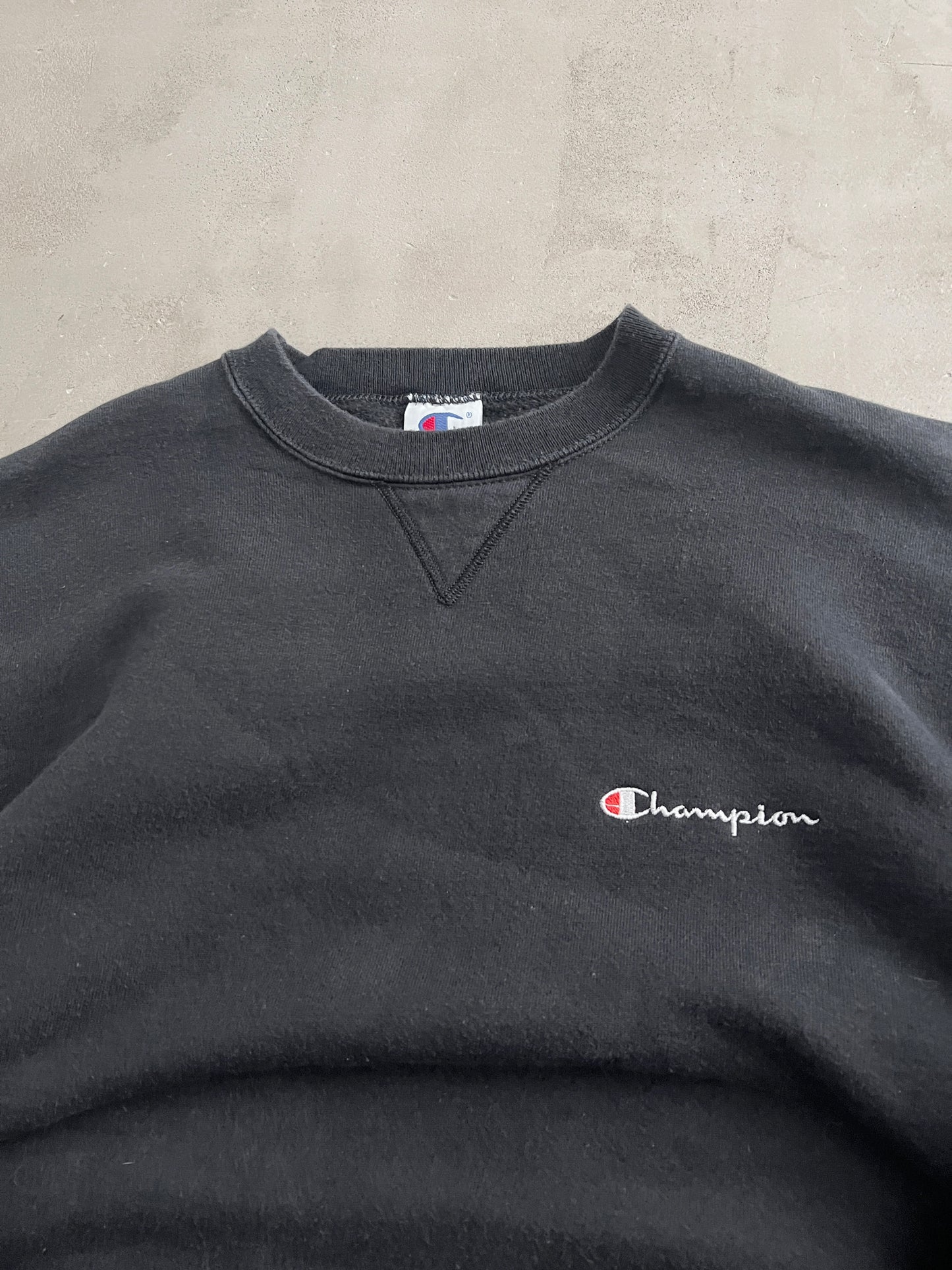 BLACK CHAMPION SWEATER - 2000S - M