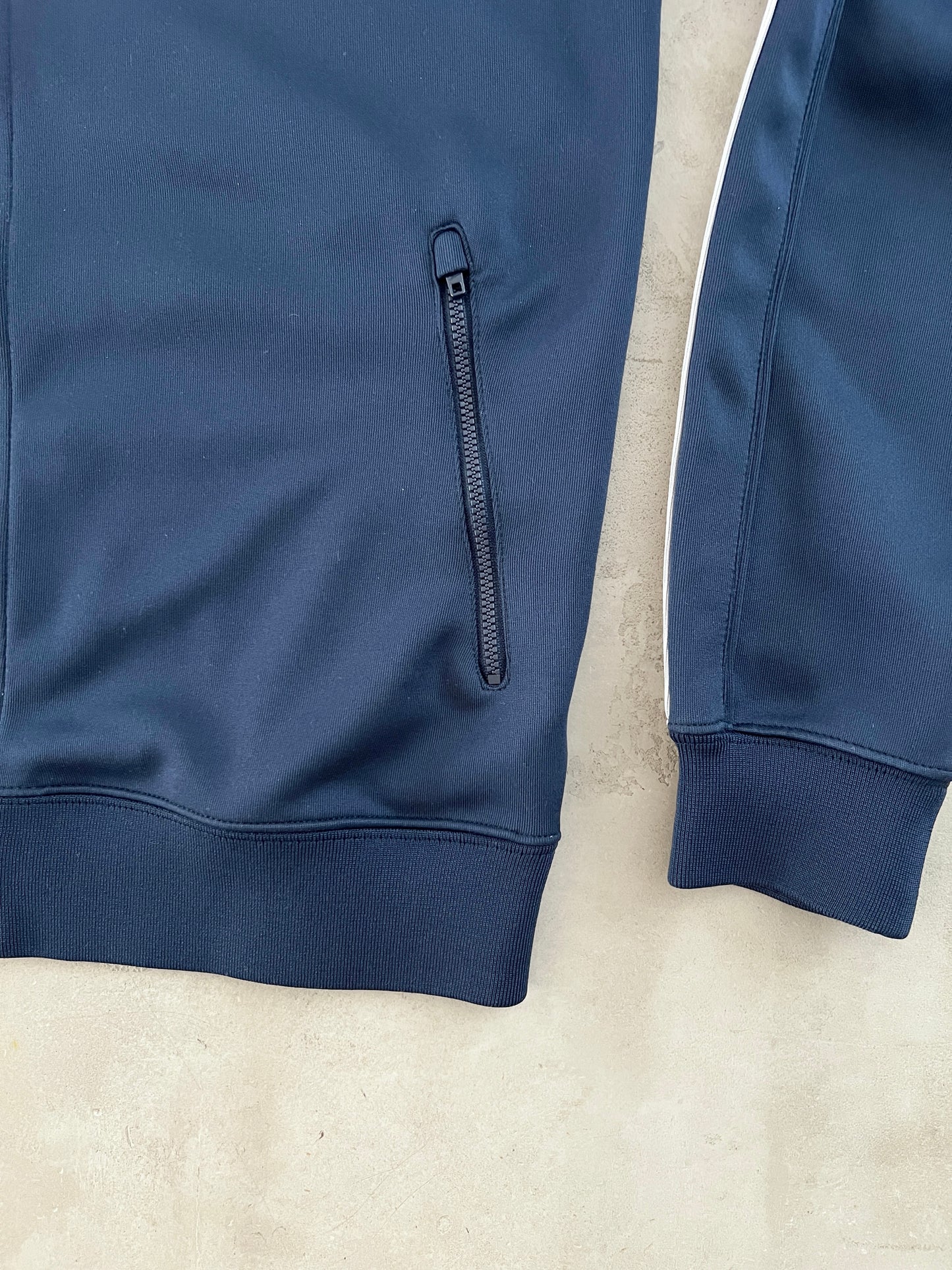 NAVY MANCHESTER CITY NIKE JACKET - 2000S - M