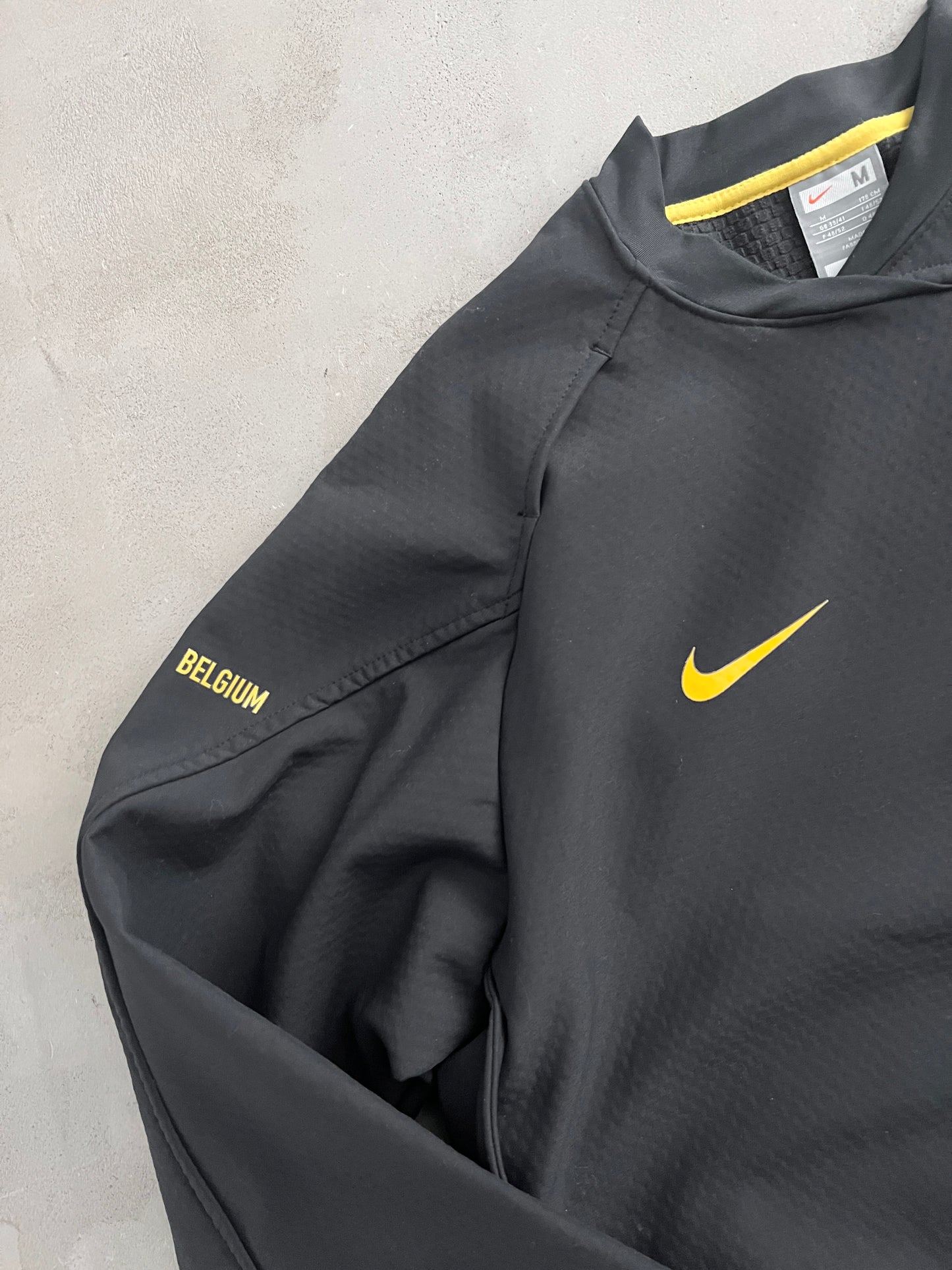 BLACK BELGIUM NIKE SWEATER - 2000S - M
