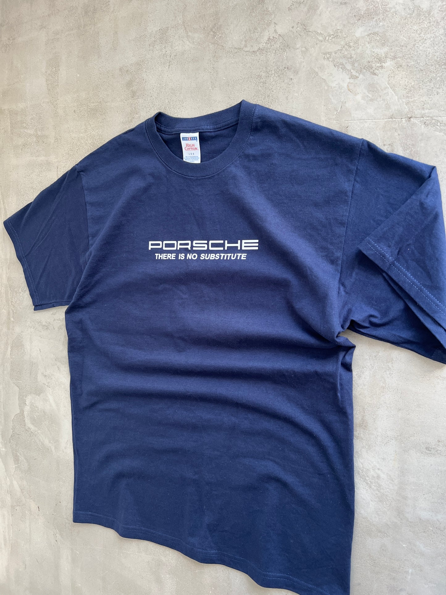 NAVY PORSCHE TEE - 2000S - XL