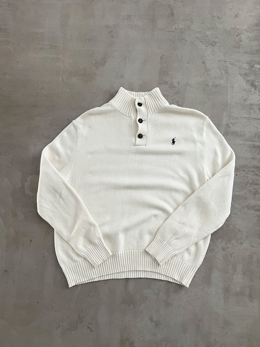 CREME RALPH LAUREN KNIT - 2000S - M