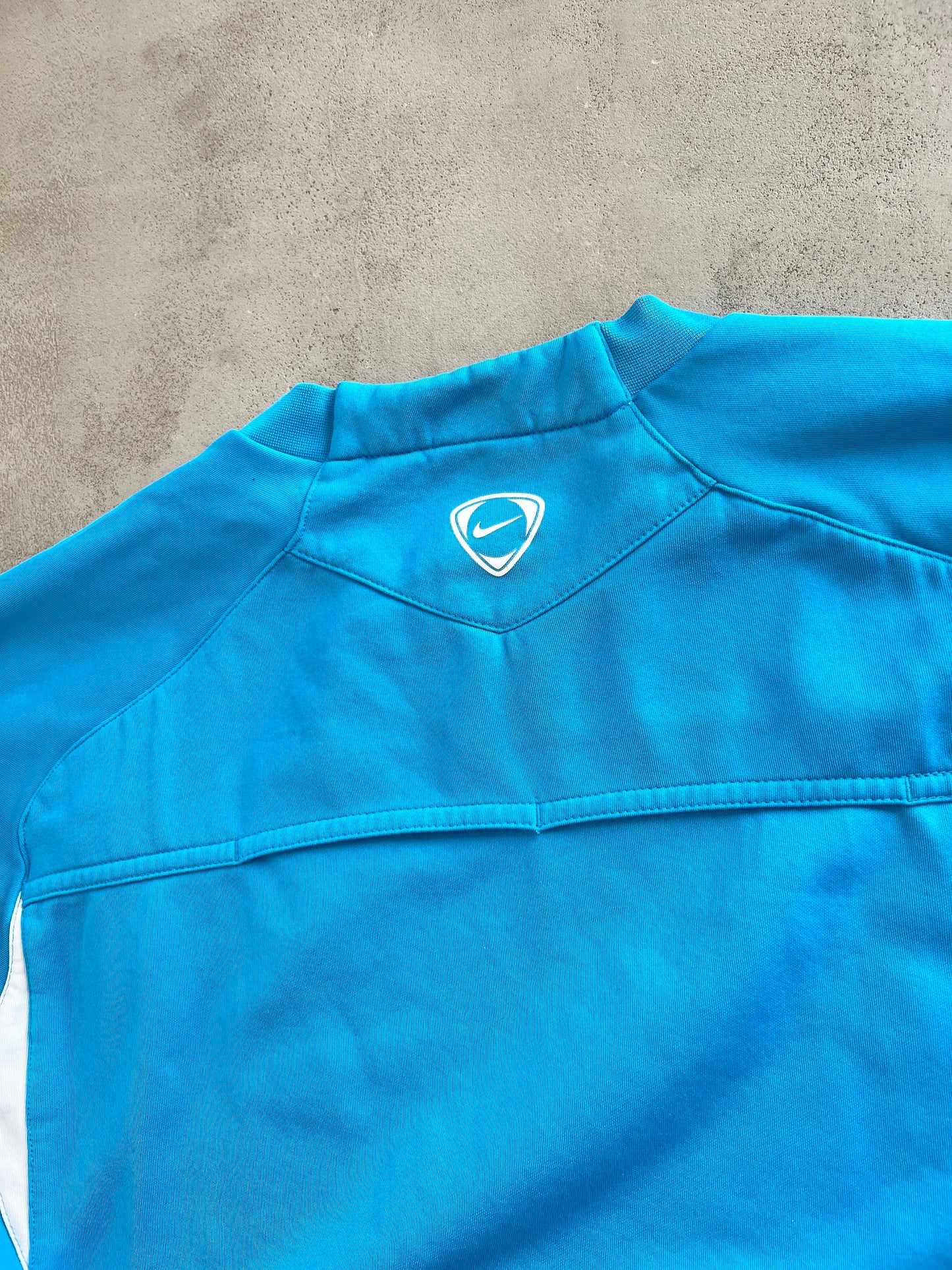 BABY BLUE PSV EINDHOVEN NIKE SWEATER - 2000S - M