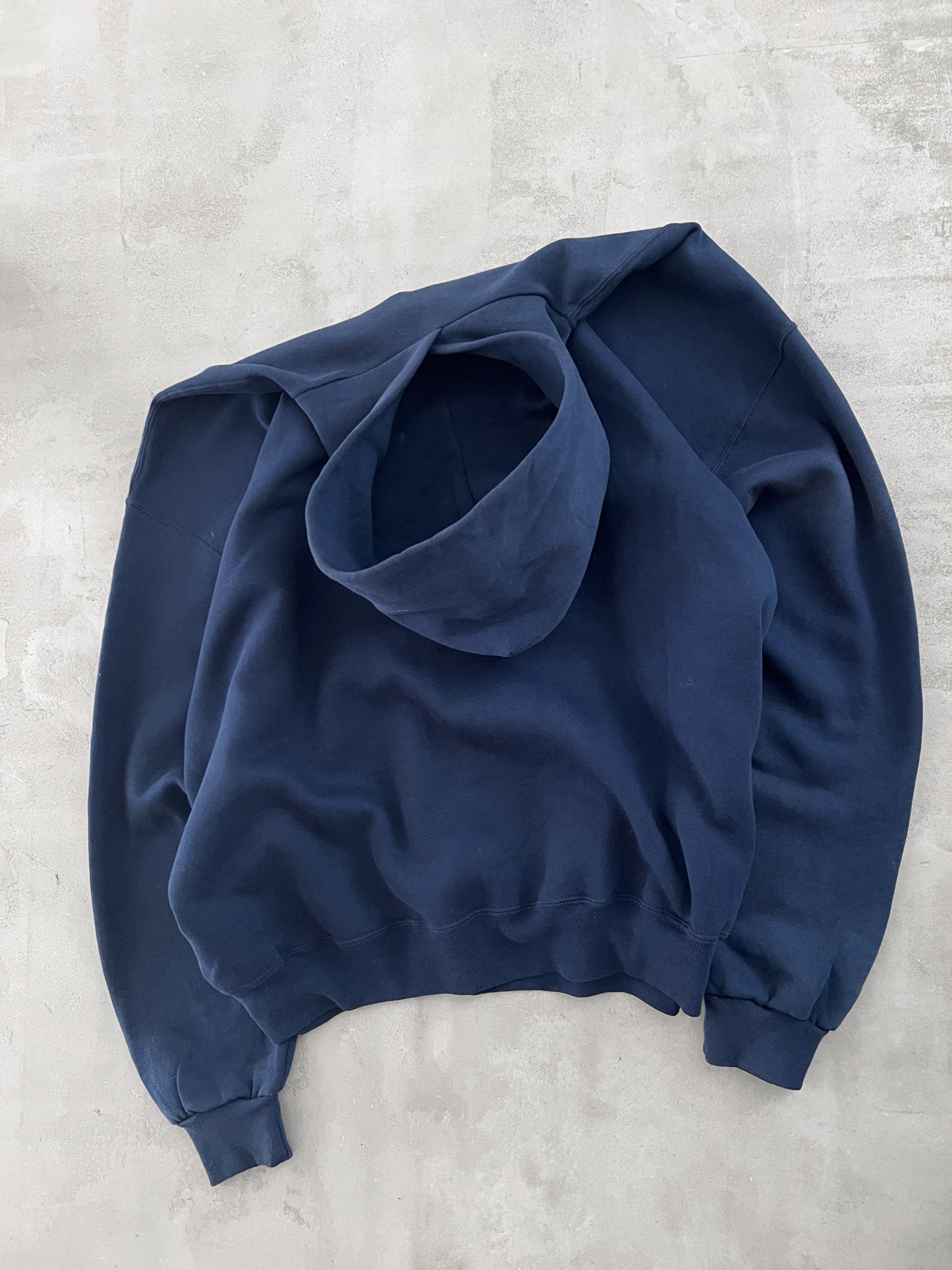 NAVY YANKEES RUSSELL HOODIE - 1990S - XL