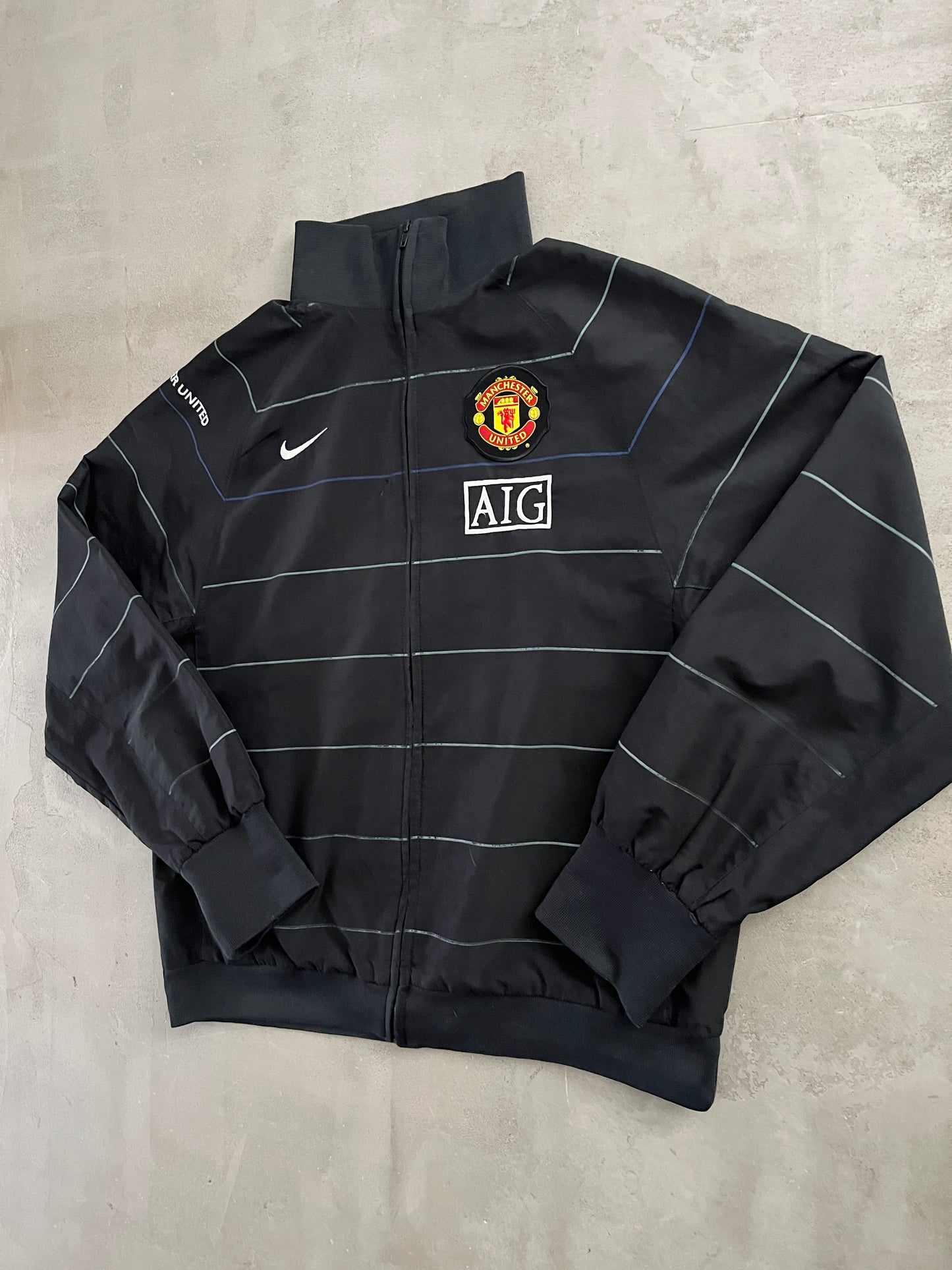 BLACK MANCHESTER UNITED JACKET - 2000S - M