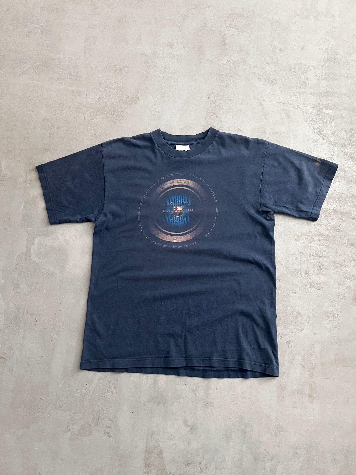 NAVY FC BARCELONA NIKE TEE - 2000S - L