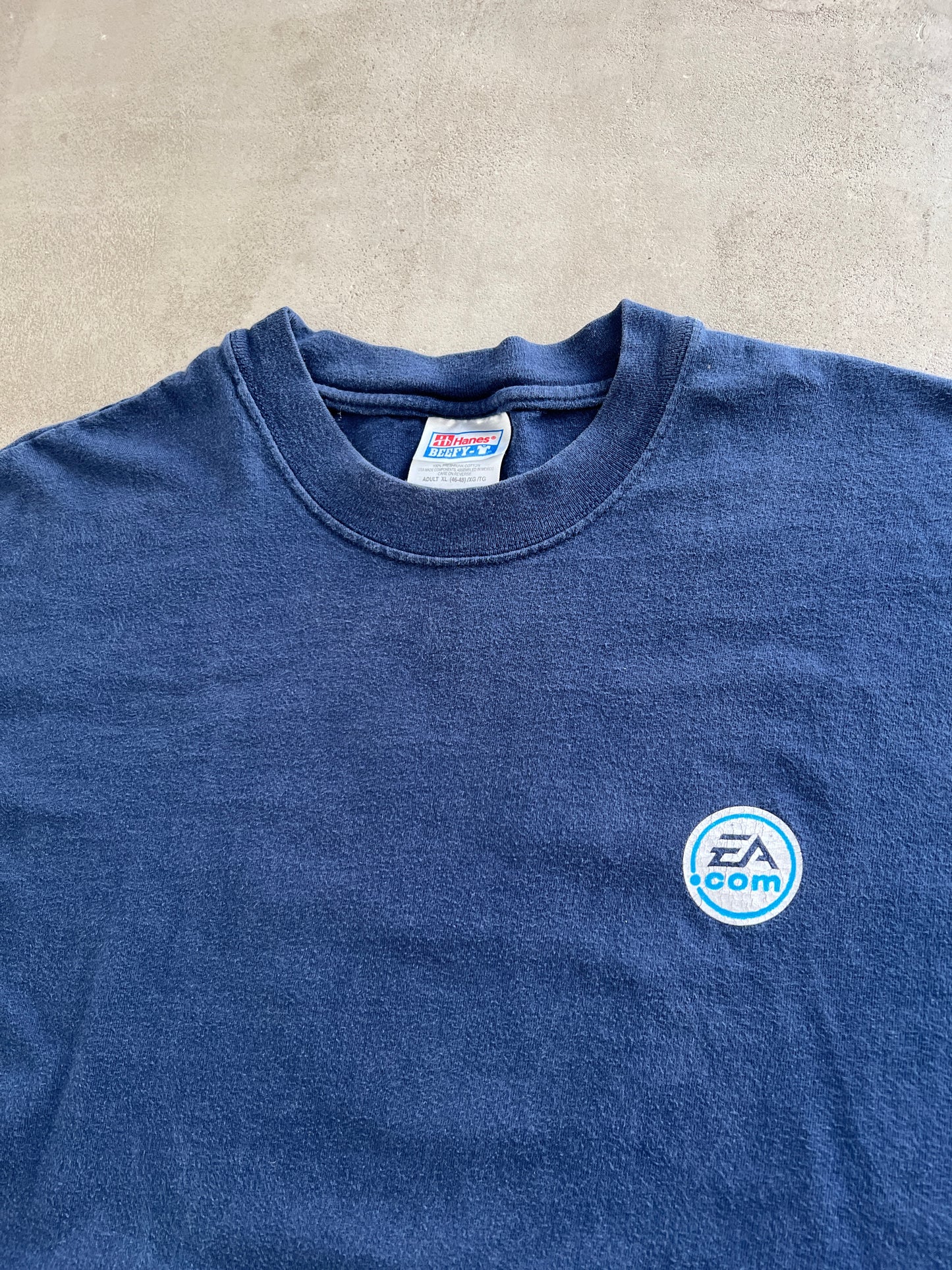 NAVY EA SPORTS PROMO TEE - 1990S - L