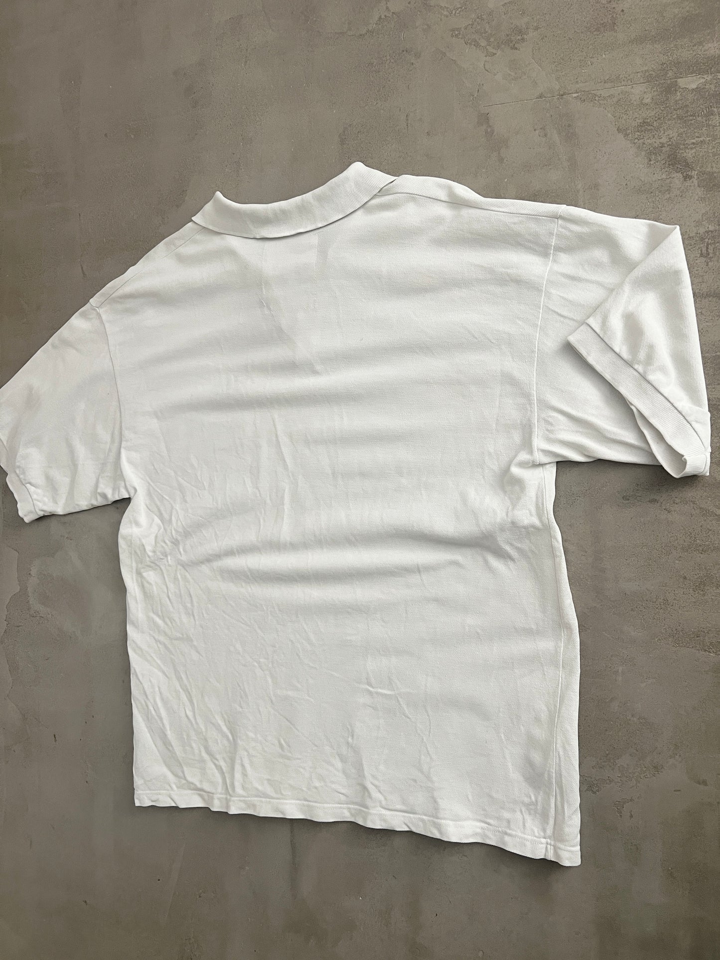 WHITE MARLBORO POLO - 1990S - L/XL