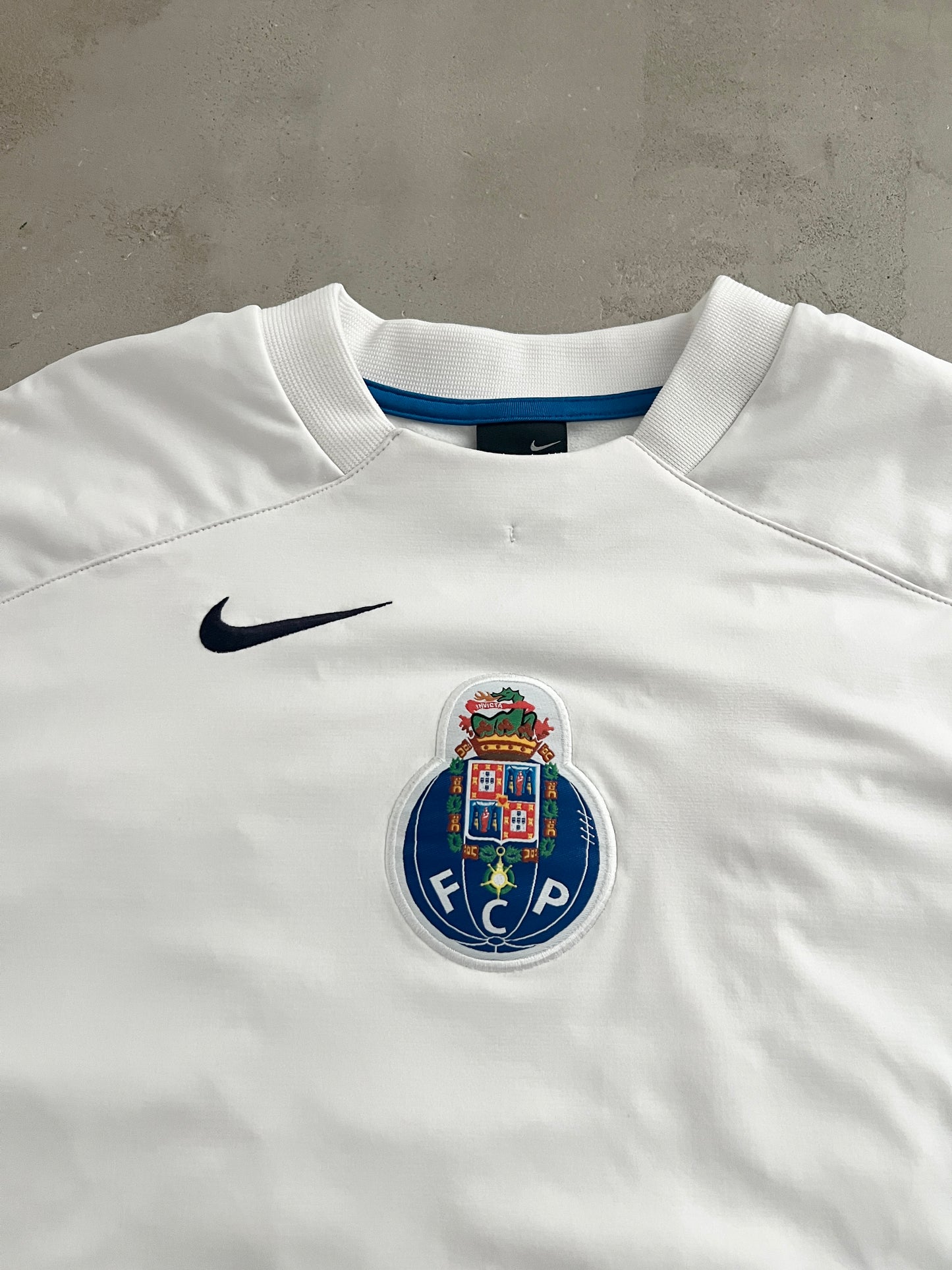 WHITE FC PORTO NIKE SWEATER - 2000S - S