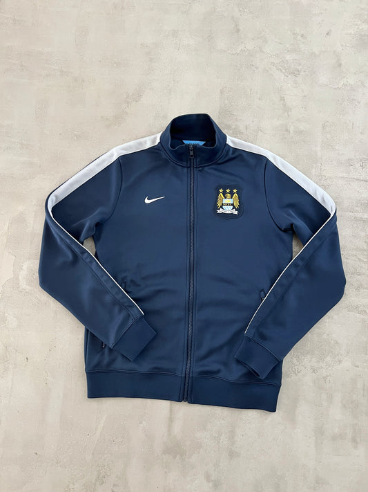 NAVY MANCHESTER CITY NIKE JACKET - 2000S - M