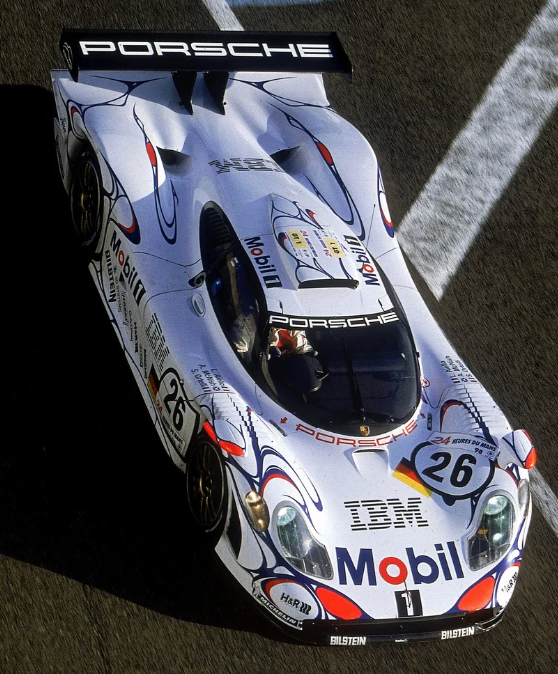 CREME PORSCHE 911 GT 1 LE MANS SWEATER - 1998 - XL/L