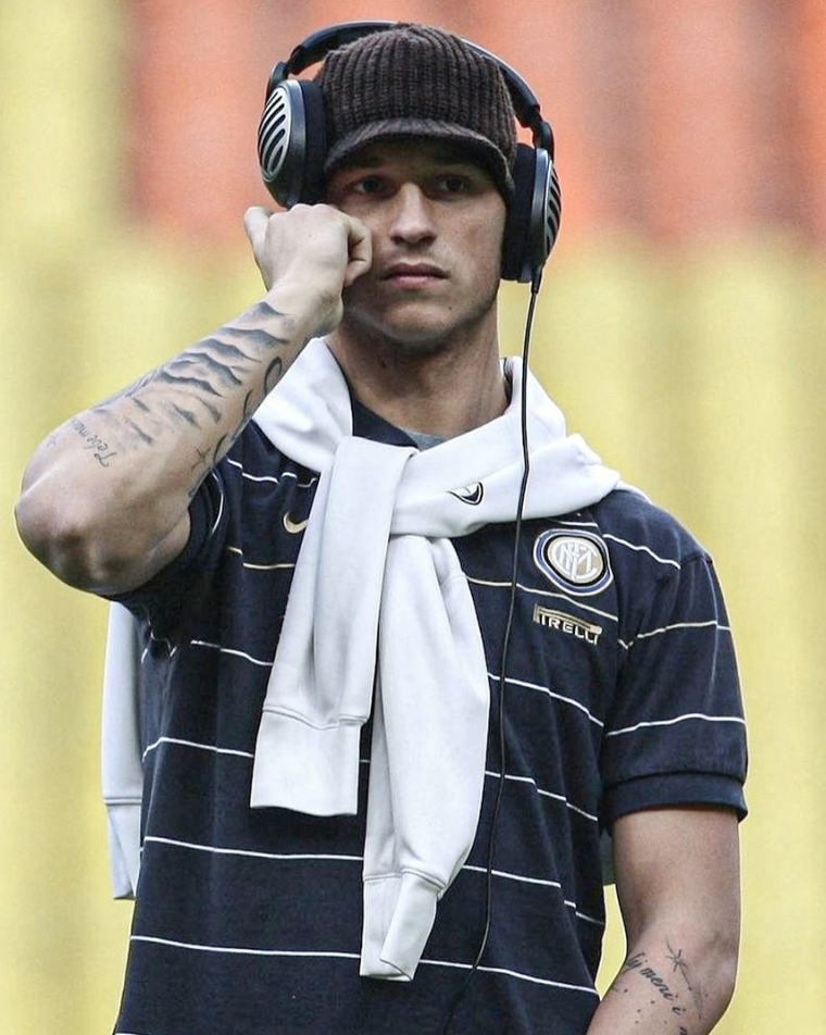 WHITE INTER MILAN NIKE JACKET - 2000S - S
