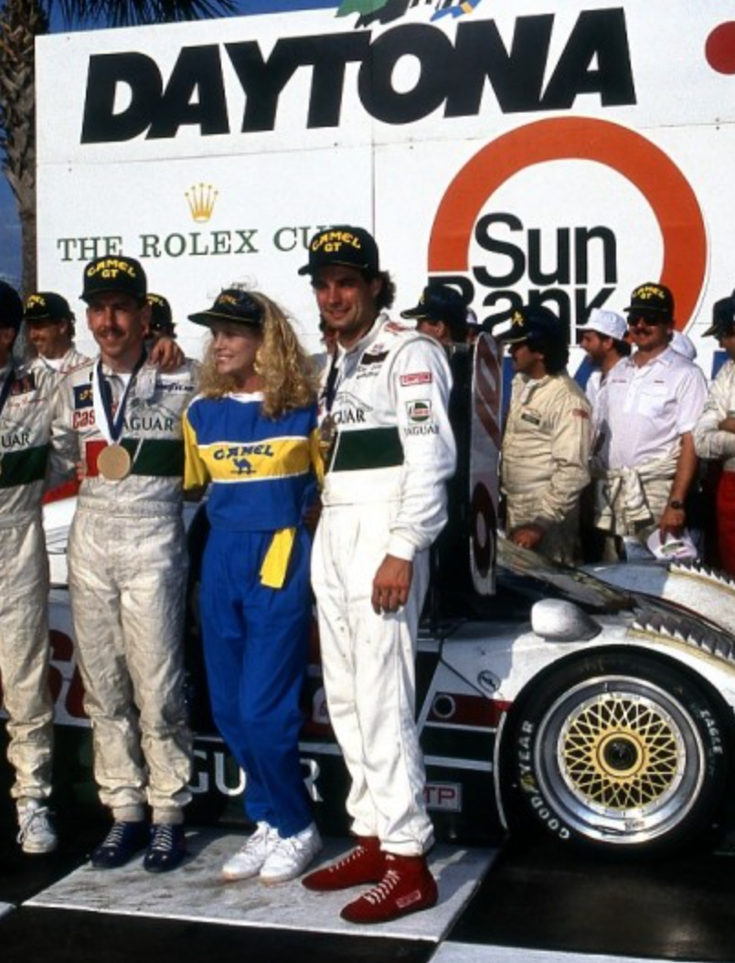 BEIGE ROLEX 24H DAYTONA RACING JACKET - 1990S - XL