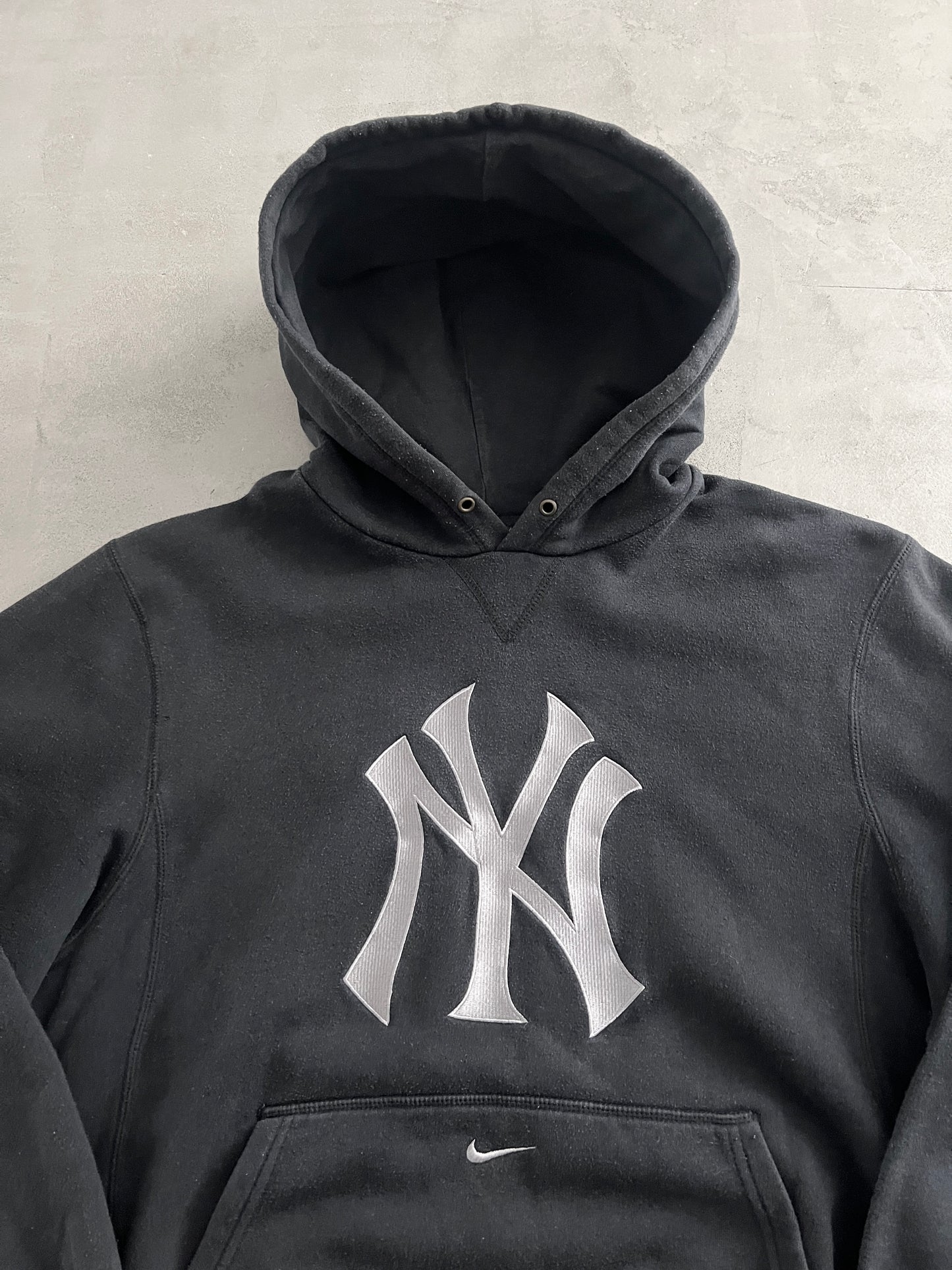 BLACK YANKEES NIKE HOODIE - 2000S - M/S