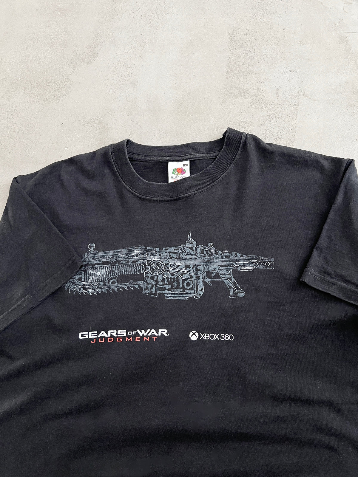 BLACK GEARS OF WAR XBOX TEE - 2000S - S