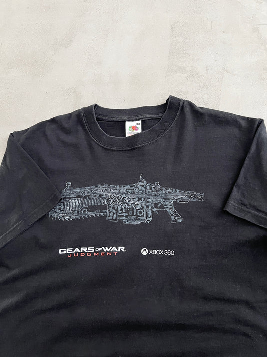 BLACK GEARS OF WAR XBOX TEE - 2000S - S