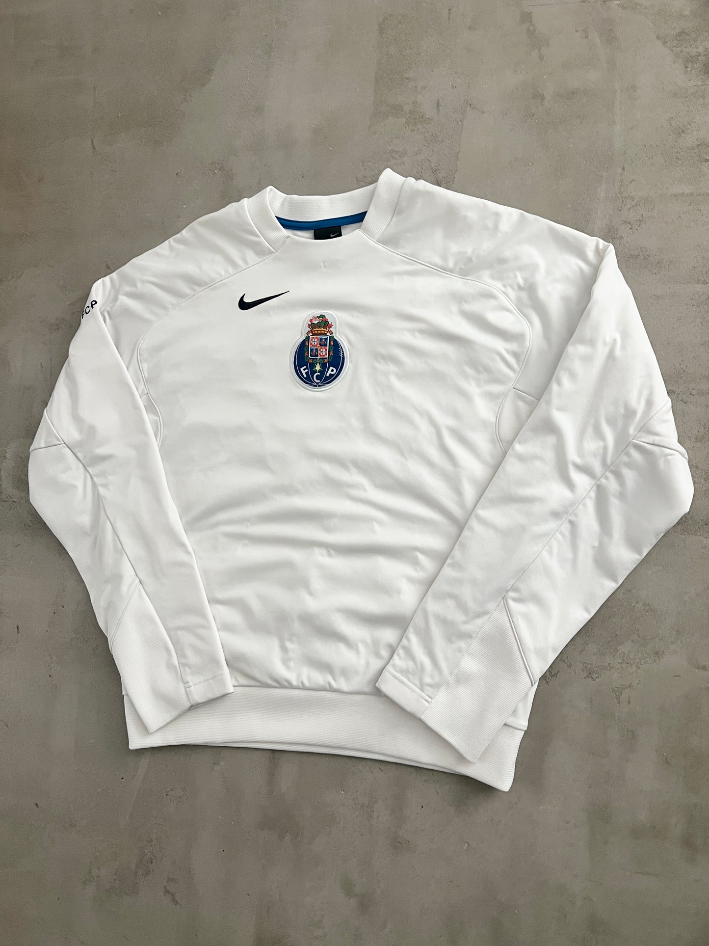 WHITE FC PORTO NIKE SWEATER - 2000S - S