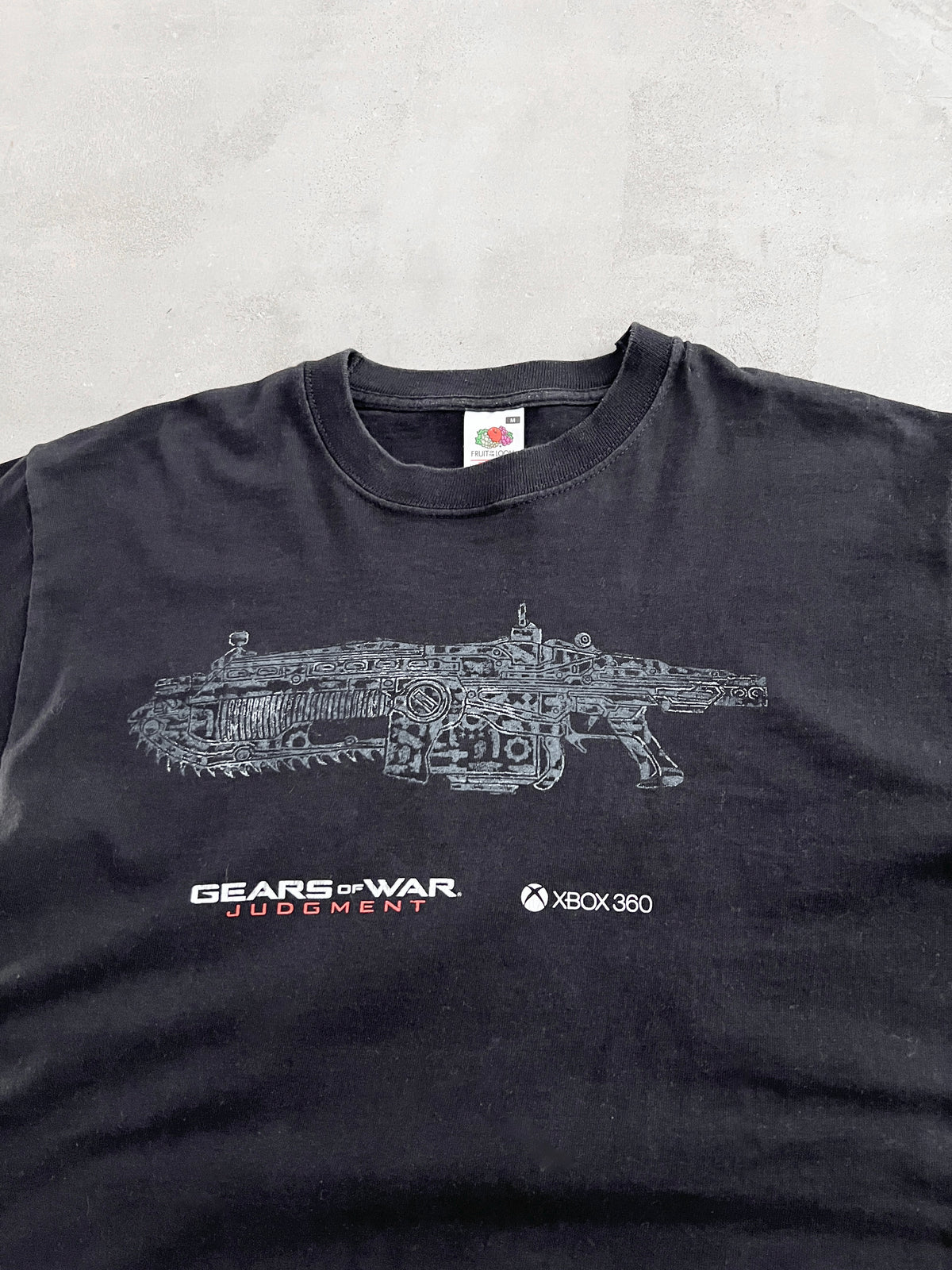 BLACK GEARS OF WAR XBOX TEE - 2000S - S